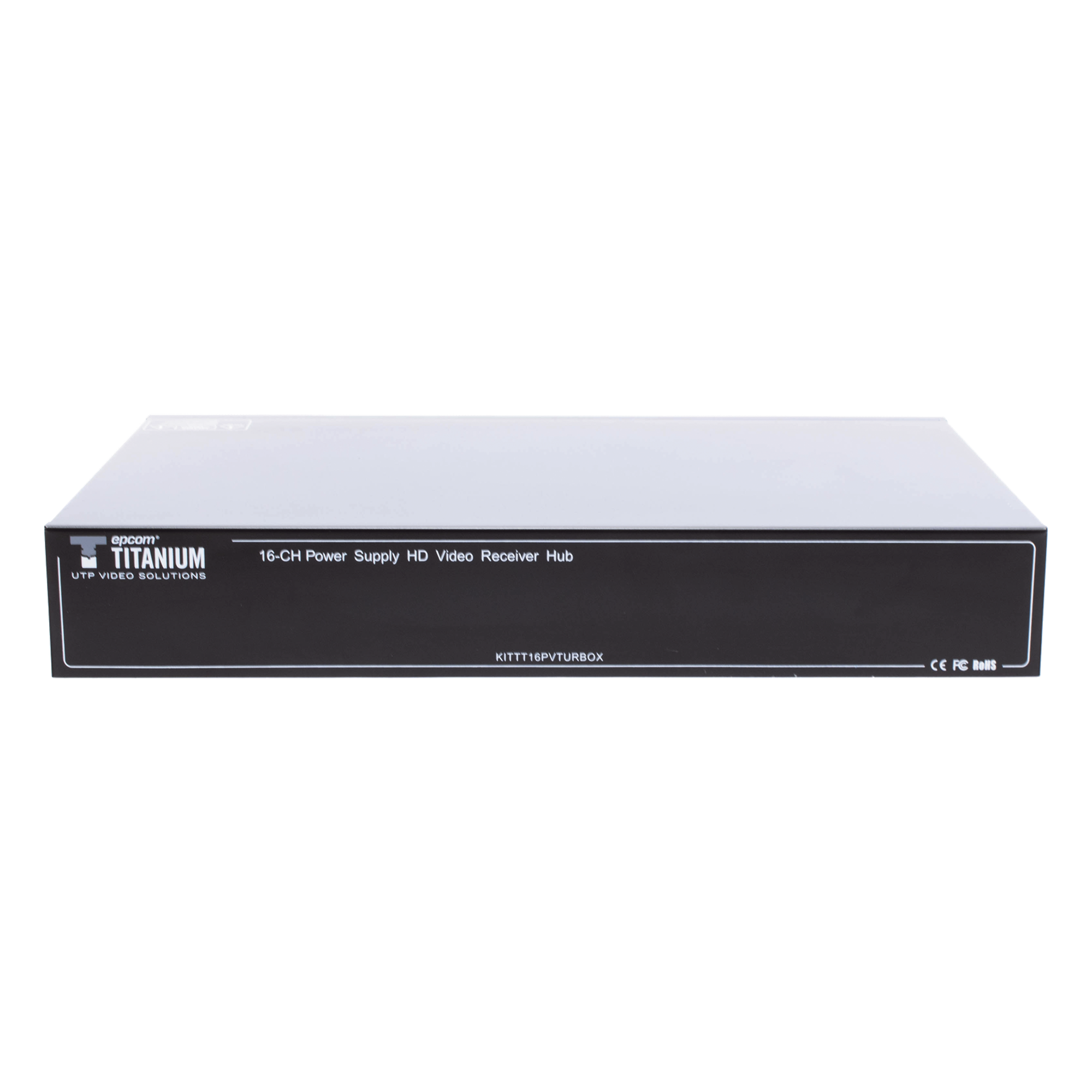 (SOLO RECEPTOR) TRANSCEPTOR ACTIVO DE 16 CANALES / VIDEO+PODER en un solo Cable UTP / 150 metros en 4K, 200 metros en 5 MP/ Envía 36 Vcc y Recibe 12 Vcc / TODO INCLUIDO PARA RACK / HD-TVI/CVI/AHD/CVBS / SIN RUIDO / INSTALACIÓN LIMPIA.