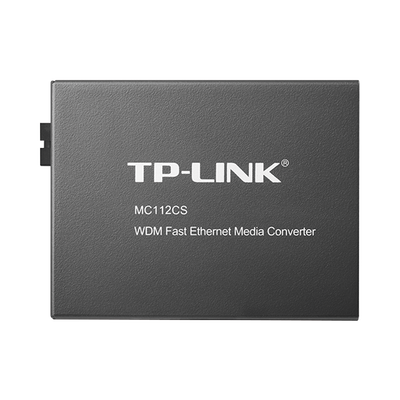 Convertidor Fibra Óptica WDM Monomodo / 1 puerto RJ45 10/100 Mbps / 1 puerto SC/UPC 100 Mbps /  Hasta 20 Km / Para su Funcionamiento Requiere el Modelo MC111CS / Plug and Play