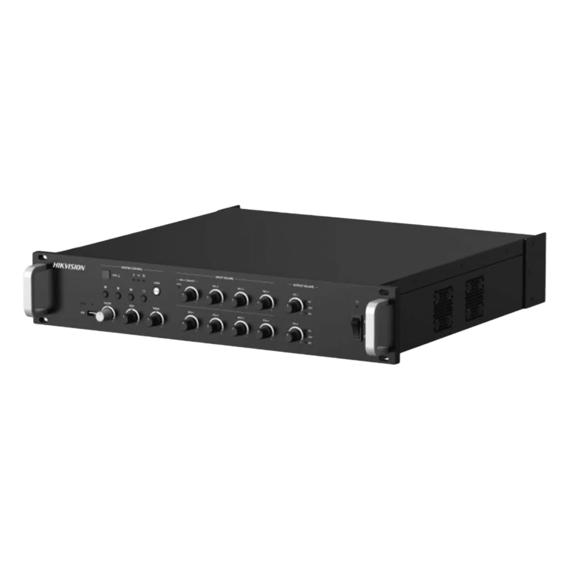 Amplificador de Red / 2 Zonas 250W / Salida 100V/70V / Bluetooth 5.0 / Entrada de Alarma / Control por Software — HIKVISION · SKU DS-QAZ1A500G1-VB2