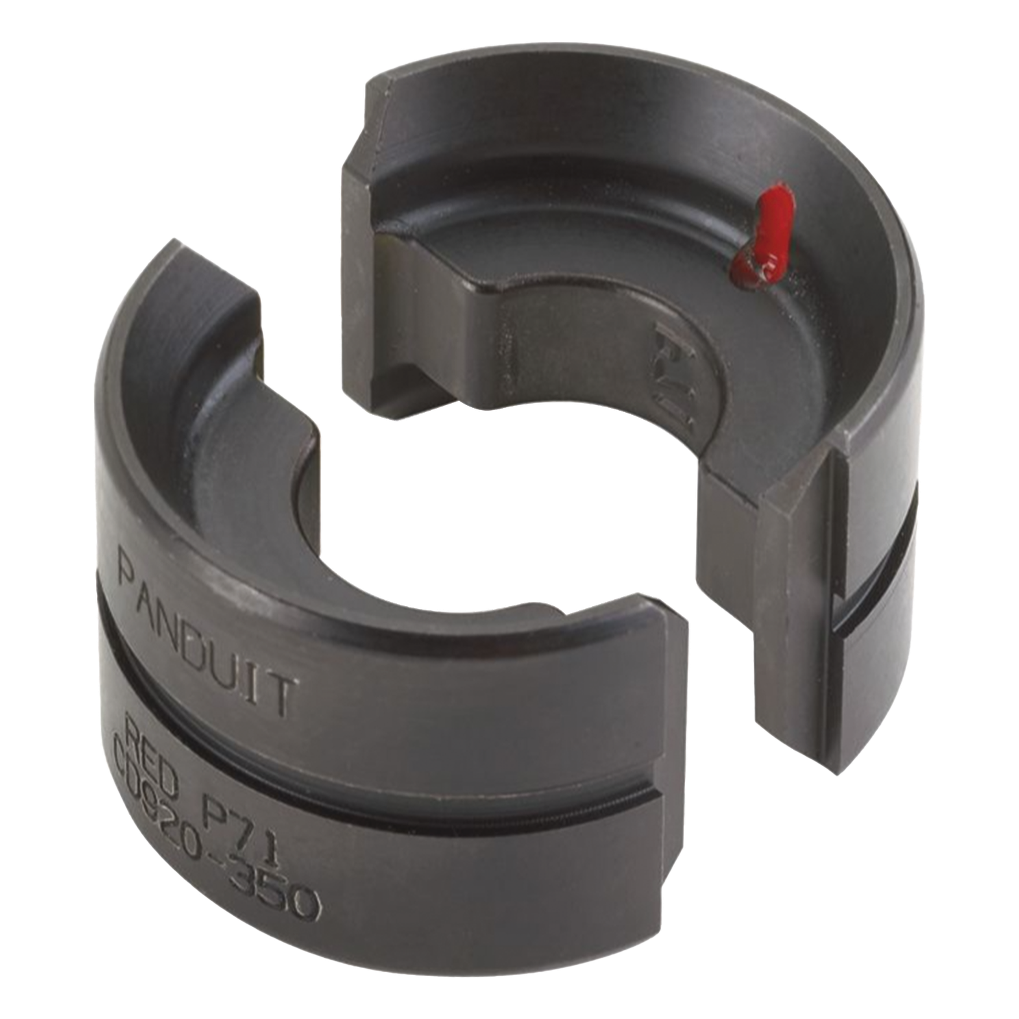 Dado de Prensado / Calibre 4 AWG Cobre / 6 AWG Aluminio / Compresión Circunferencial / Codificación Gris — PANDUIT · SKU CD-920-4