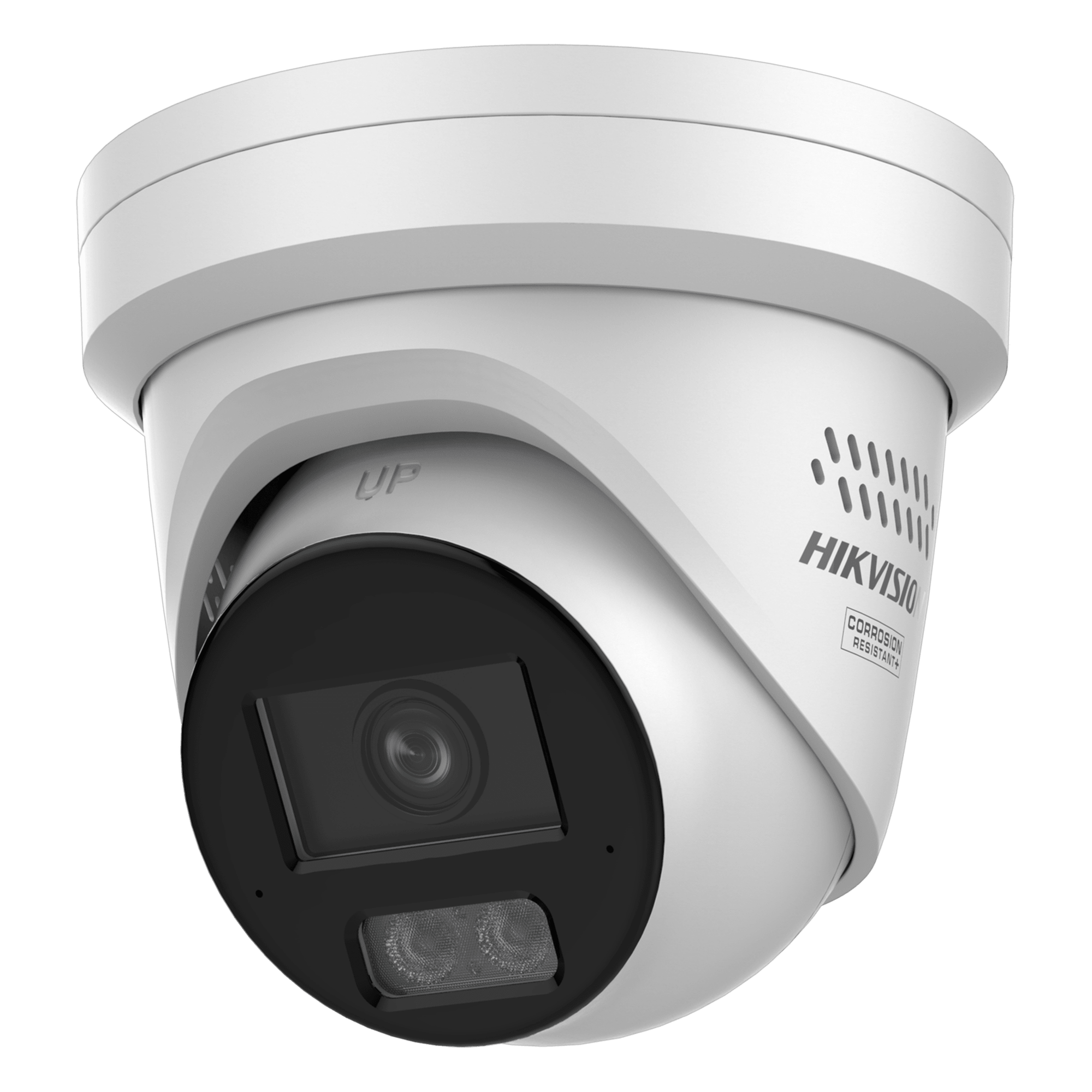 Cámara Turret IP / 12 Megapixel / 2.8 mm / AcuSense / WDR 120 dB / Dual Light 40 m (131.2 ft) / IP67 / PoE — HIKVISION · SKU DS-2CD23123G2-LIY