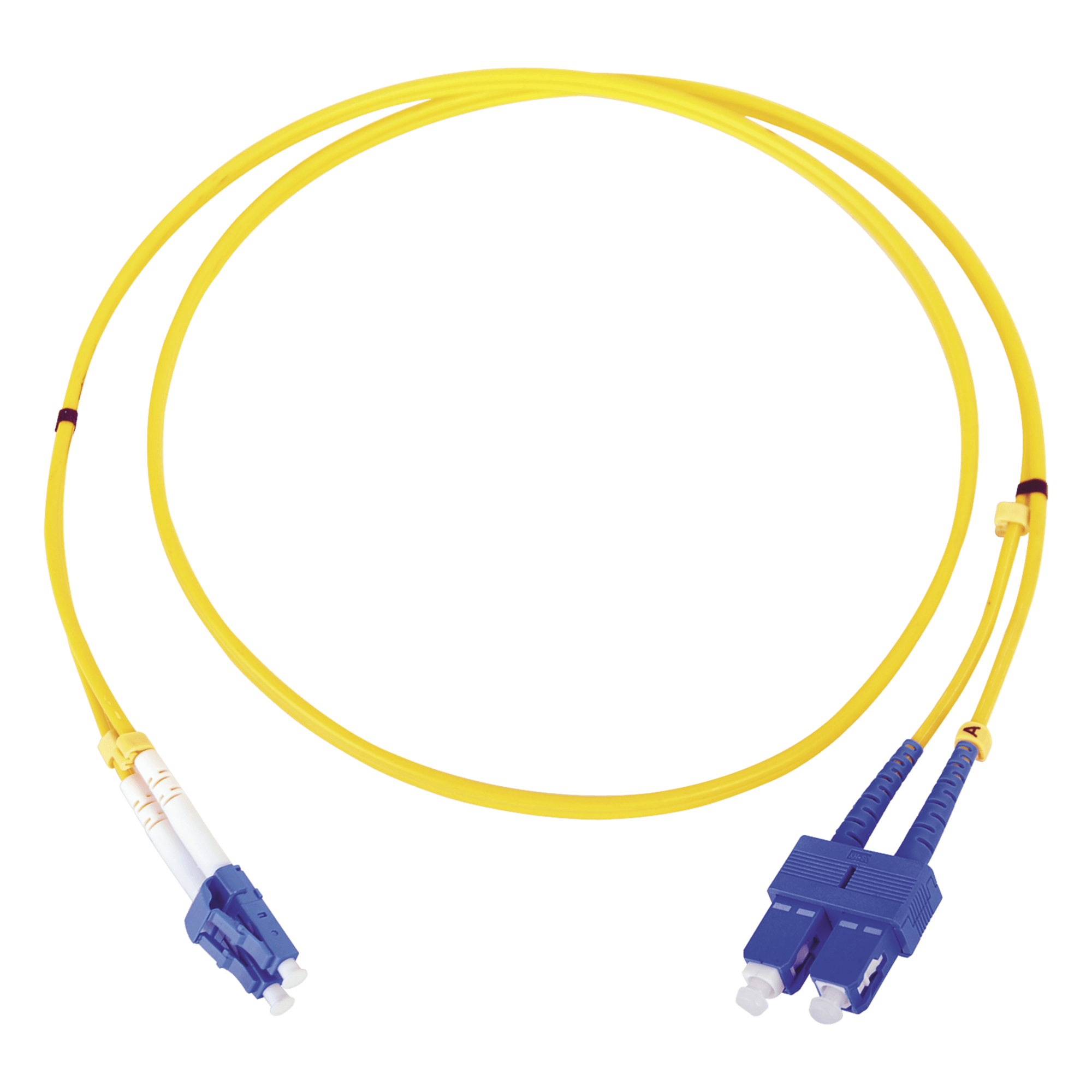 Jumper de Fibra Óptica / Monomodo 9/125 / LC/SC Duplex / 1 Metro (3.28 Pies) / ITU-T G.652.D — LINKEDPRO BY EPCOM · SKU LP-FO-6060B