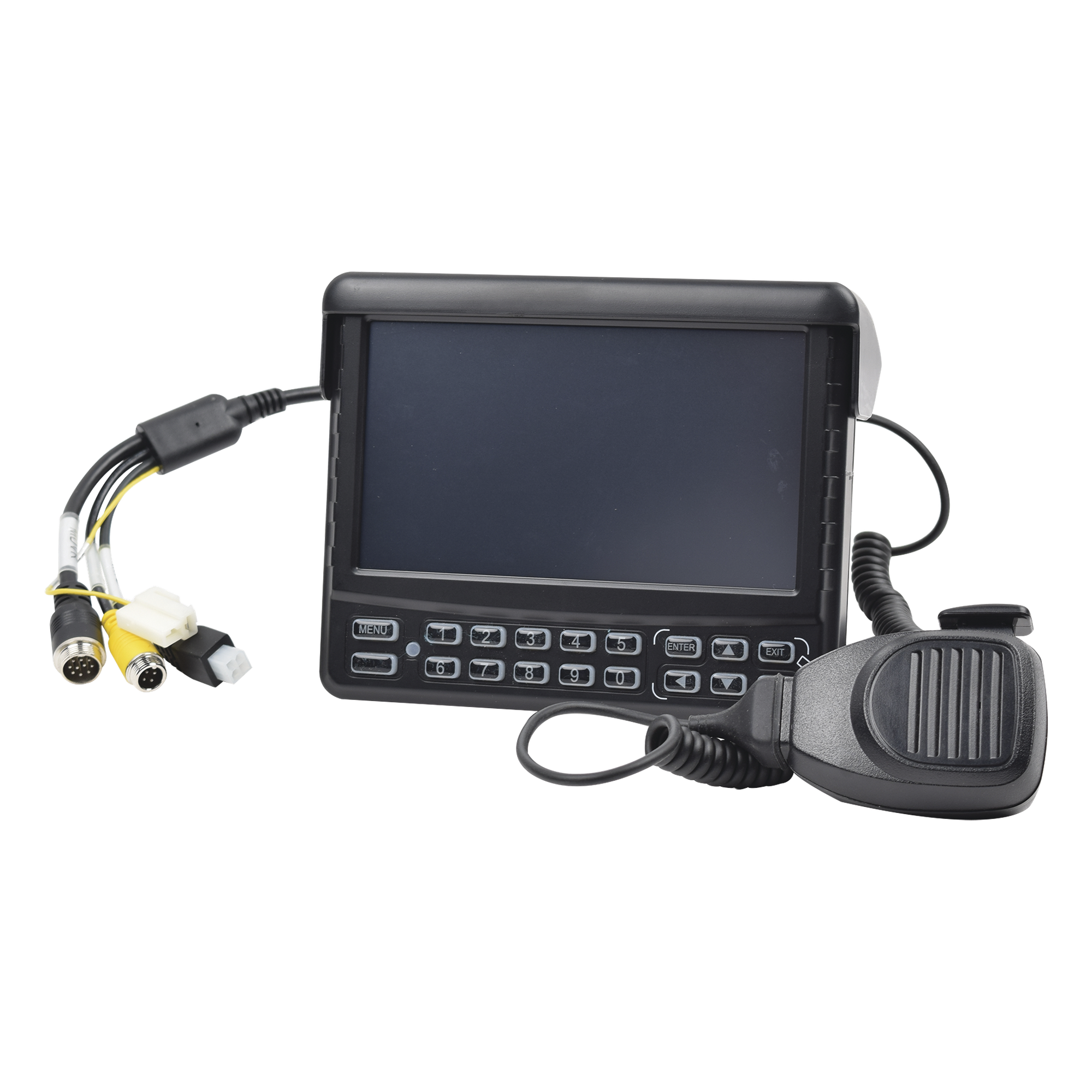 Panel de Control Táctil / Pantalla 7" / Audio Bidireccional con Megáfono / Cable 5 m (16.4 ft) / 12 VDC / -20°C a 70°C — STREAMAX · SKU XMRCP4