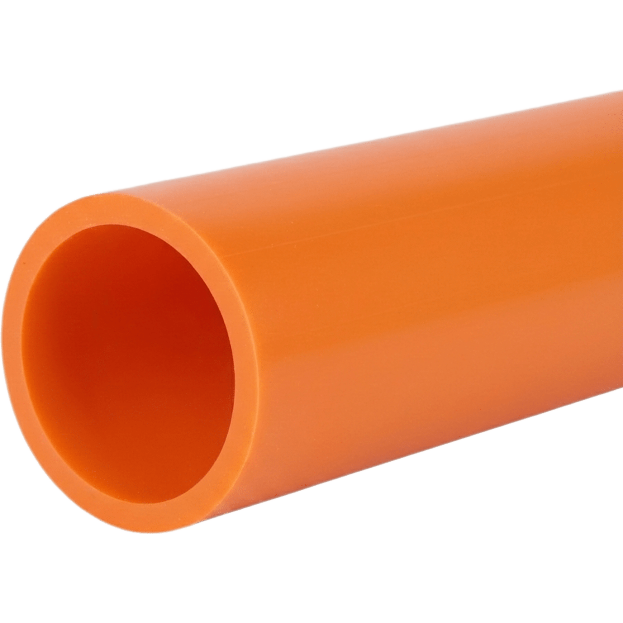 Ducto para Fibra Óptica 3/4" Liso RD11, Color Naranja Prelubricado, Rollo de 200 Metros
