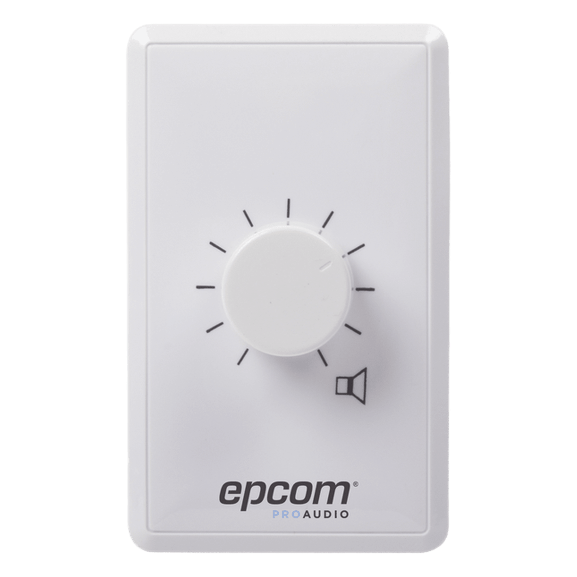 Control de Volumen / 100W / Línea 100V / Atenuación 33dB en 10 Pasos / Montaje Al Ras o Superficie — EPCOM PROAUDIO · SKU SF-685