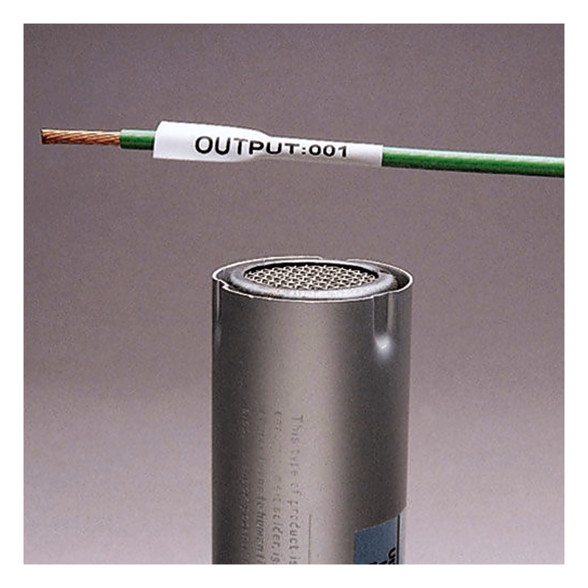 Etiqueta Termorretráctil / 8.6 mm (0.34 in) / 2.4 m (7.87 ft) / Poliolefina / 18-12 AWG / Blanco — PANDUIT · SKU H100X034H1C
