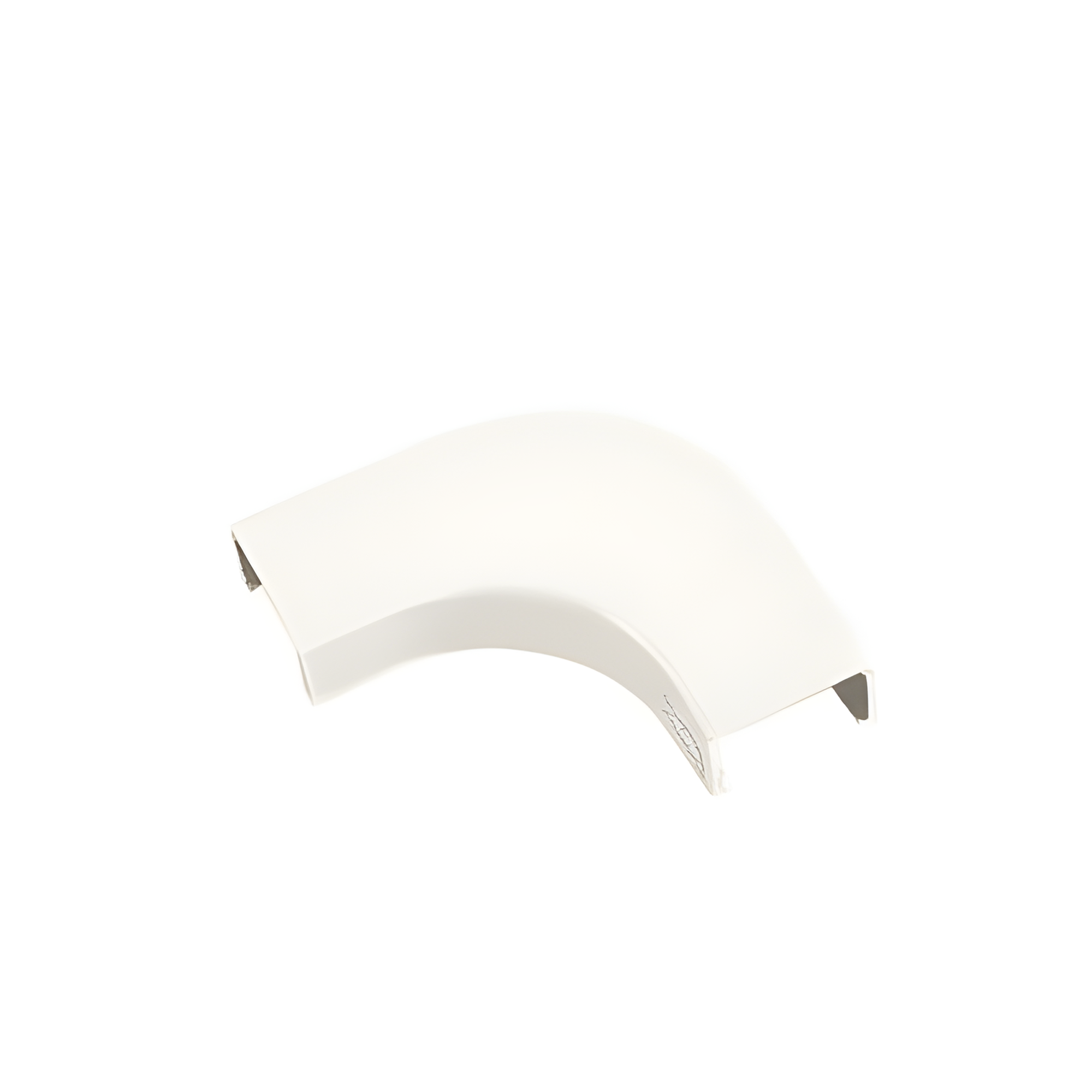Curva de radio controlado / Para canaleta LD10 / ABS resistente a impactos / UL94V-0 / 0 a 50°C / Blanco mate — PANDUIT · SKU RAFC10WH-X