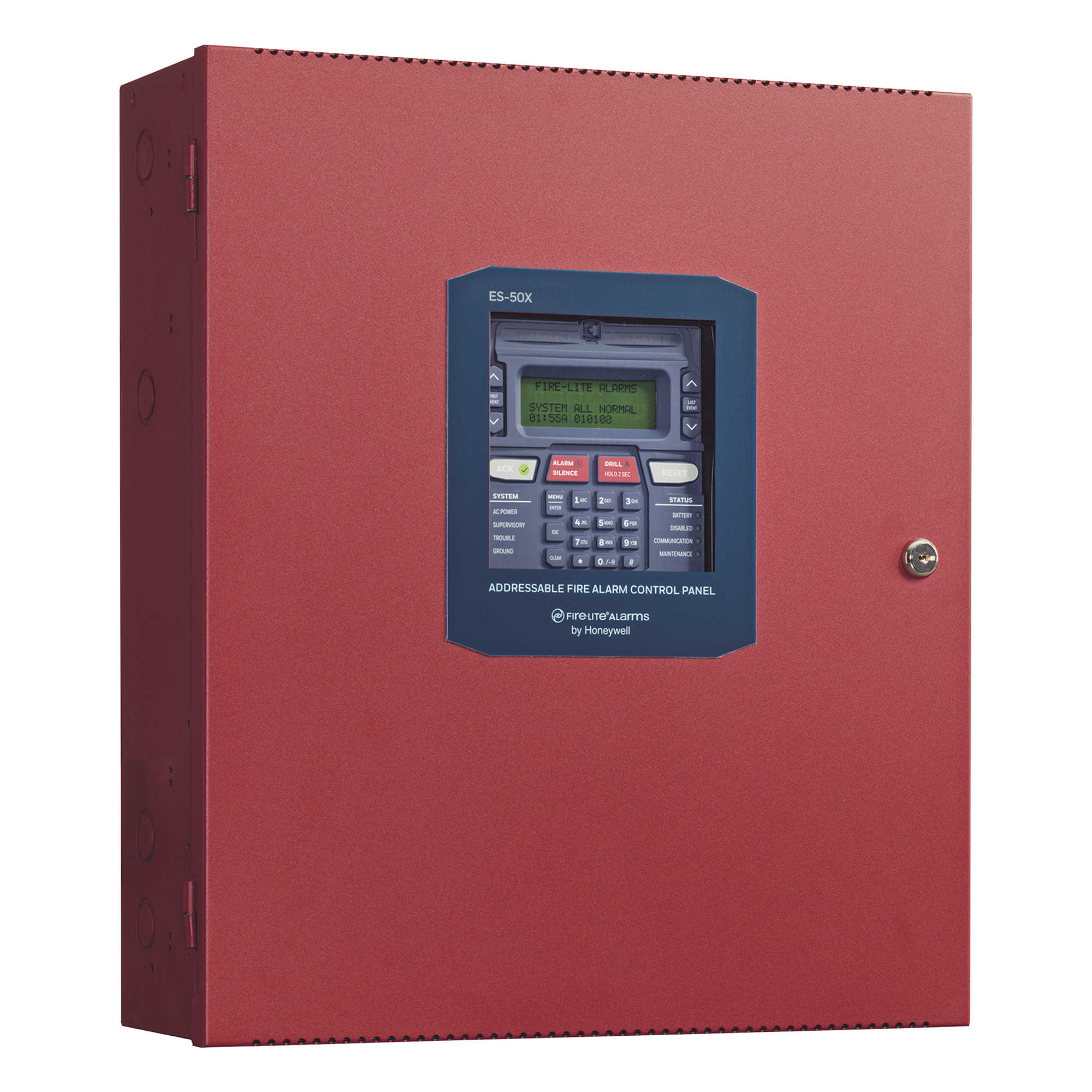 Panel de Control de Alarma Contra Incendio Direccionable / 50 Dispositivos en Lazo SLC / Comunicador Dual POTS/IP / 2 NAC Clase A/B / Pantalla LCD 80 Caracteres