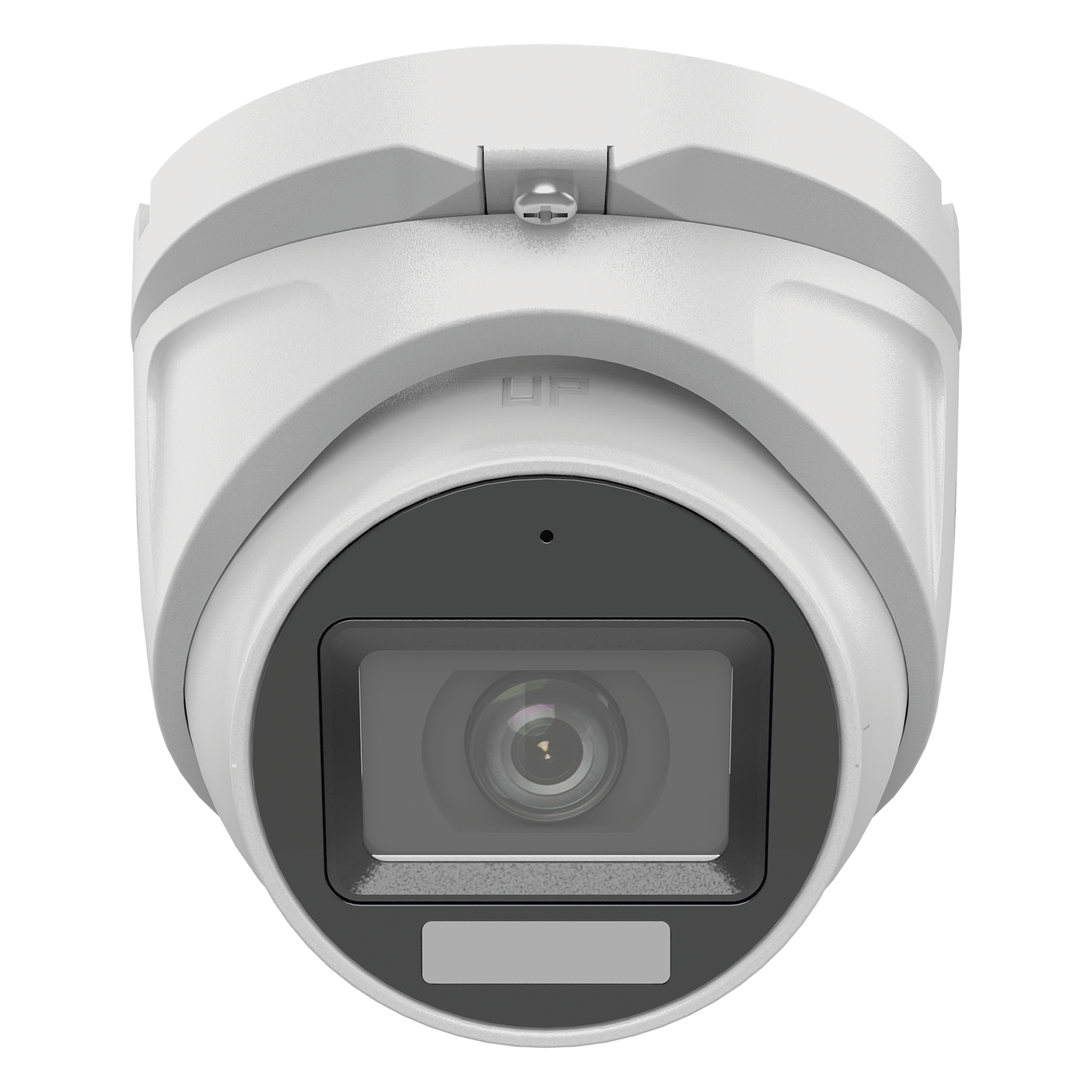 Cámara Turret TURBOHD / 3K Megapixel / Dual Light 30 m (98.4 ft) IR + 20 m (65.6 ft) Luz Blanca / Lente 2.8 mm 105° / IP66 / Audio Coaxitron / 4 Tecnologías