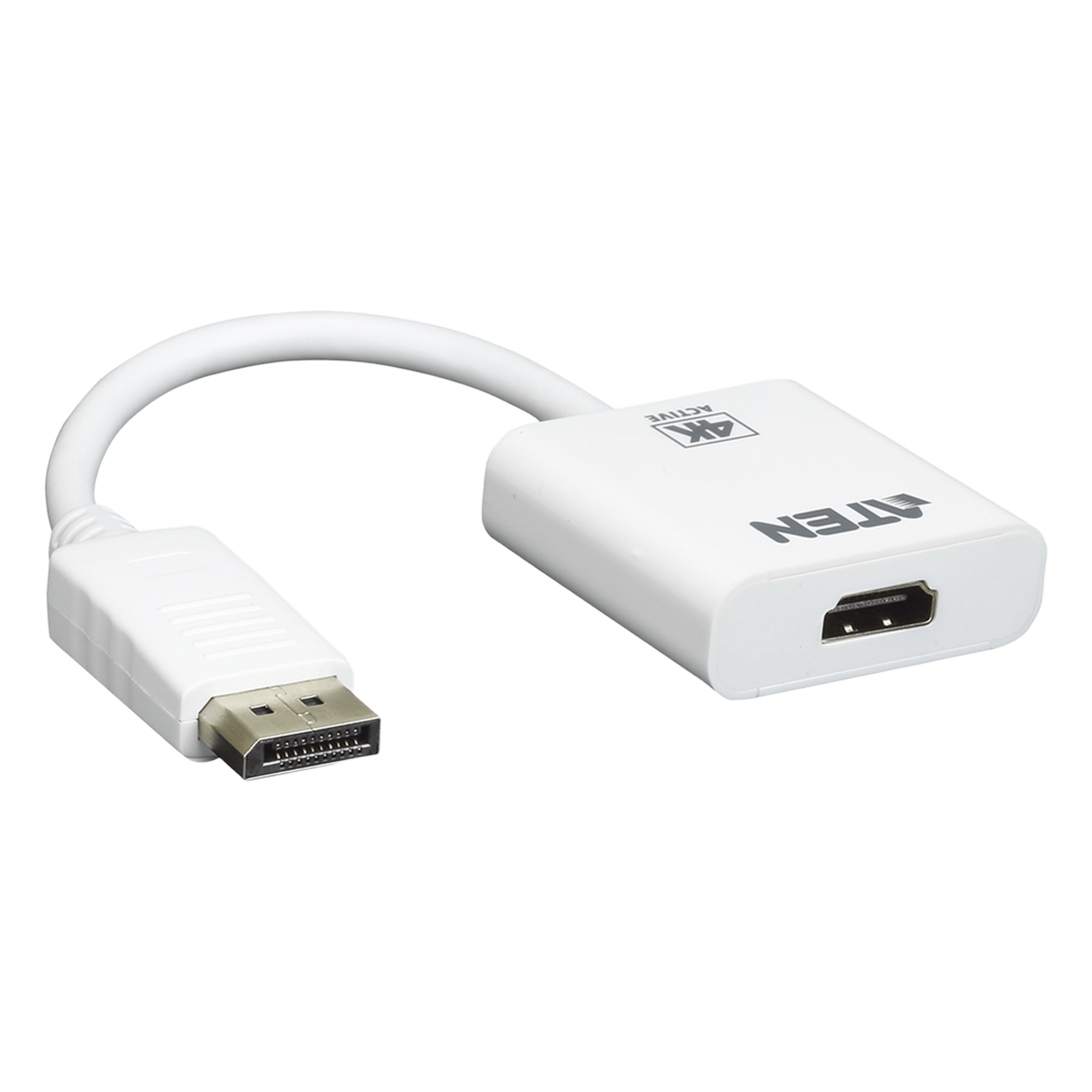 Adaptador activo / DisplayPort a HDMI / 4K@30Hz / Audio 7.1 / Plug & Play / 7.1 x 1.8 x 0.6 in — ATEN · SKU VC986