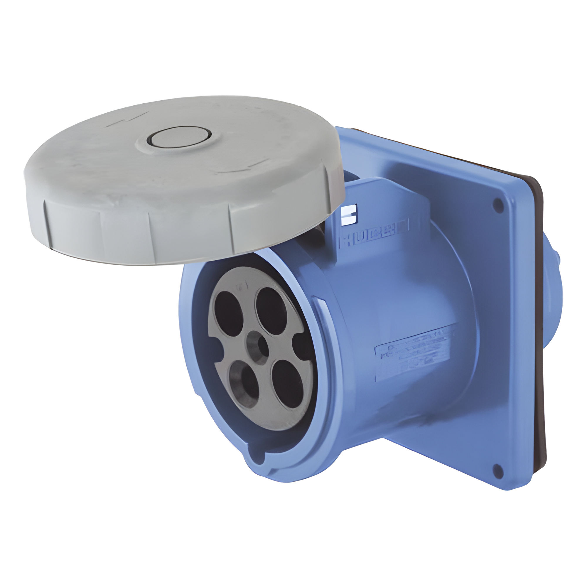 Receptáculo Hembra Pin and Sleeve / Trifásico 60 A / 250 VCA / 3 Polos 4 Hilos / IP67 / Grado Industrial — HUBBELL · SKU HUB-HBL-460-R9W