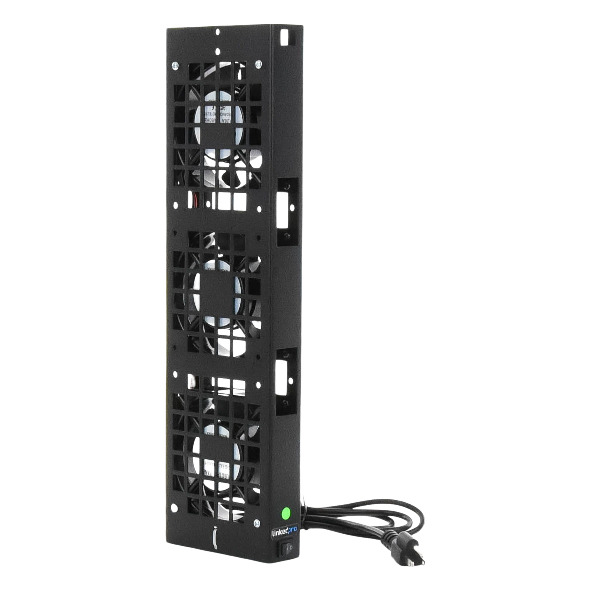 Kit de Ventiladores para Gabinete de Piso / 110 Vca / 12 x 12 cm / 1.56 ft Cable / Acero Calibre 18