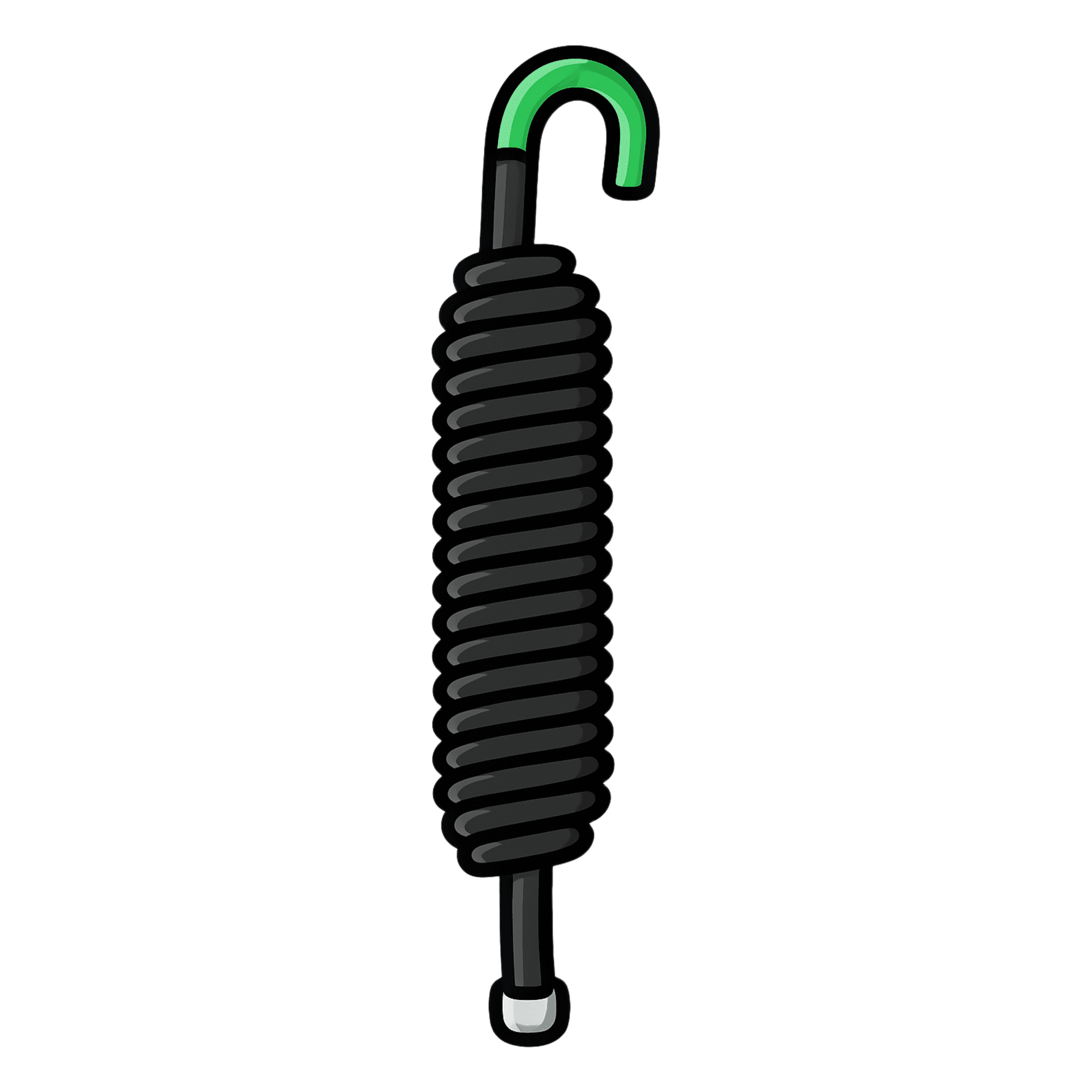 Resorte para Barrera Vehicular / Acero de Alta Resistencia / Doble Resorte Integrado / Ø40mm x 340mm (1.31ft) / 1.399kg (3.08lb) — HIKVISION · SKU 190606707