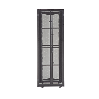 Gabinete FlexFusion para Centros de Datos, 42 UR, 600 mm de Ancho, 1070 mm de Profundidad, Fabricado en Acero, Color Negro