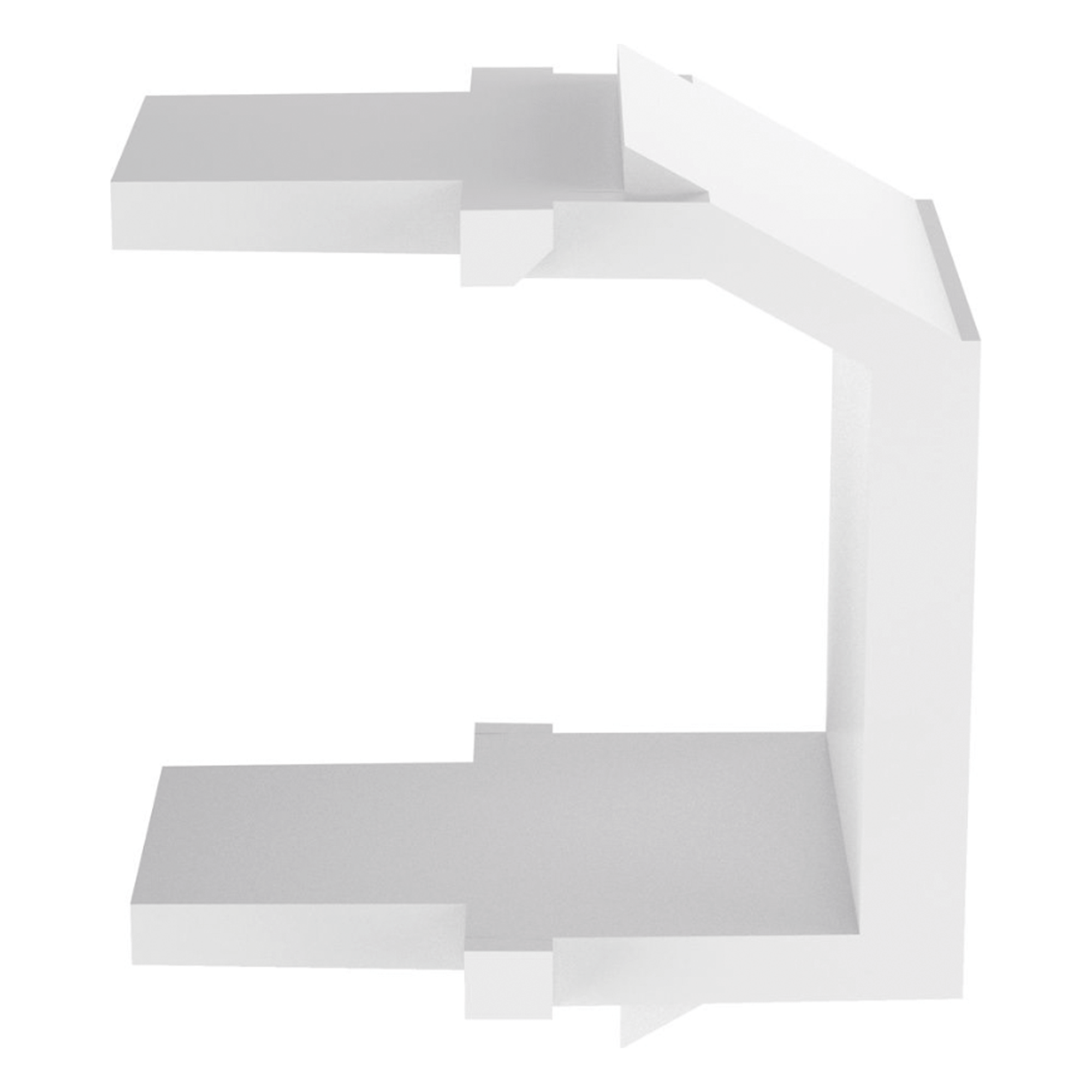 Módulo de Tapa Ciega (Inserto Ciego), Tipo Keystone, Color Blanco, 1 Pieza