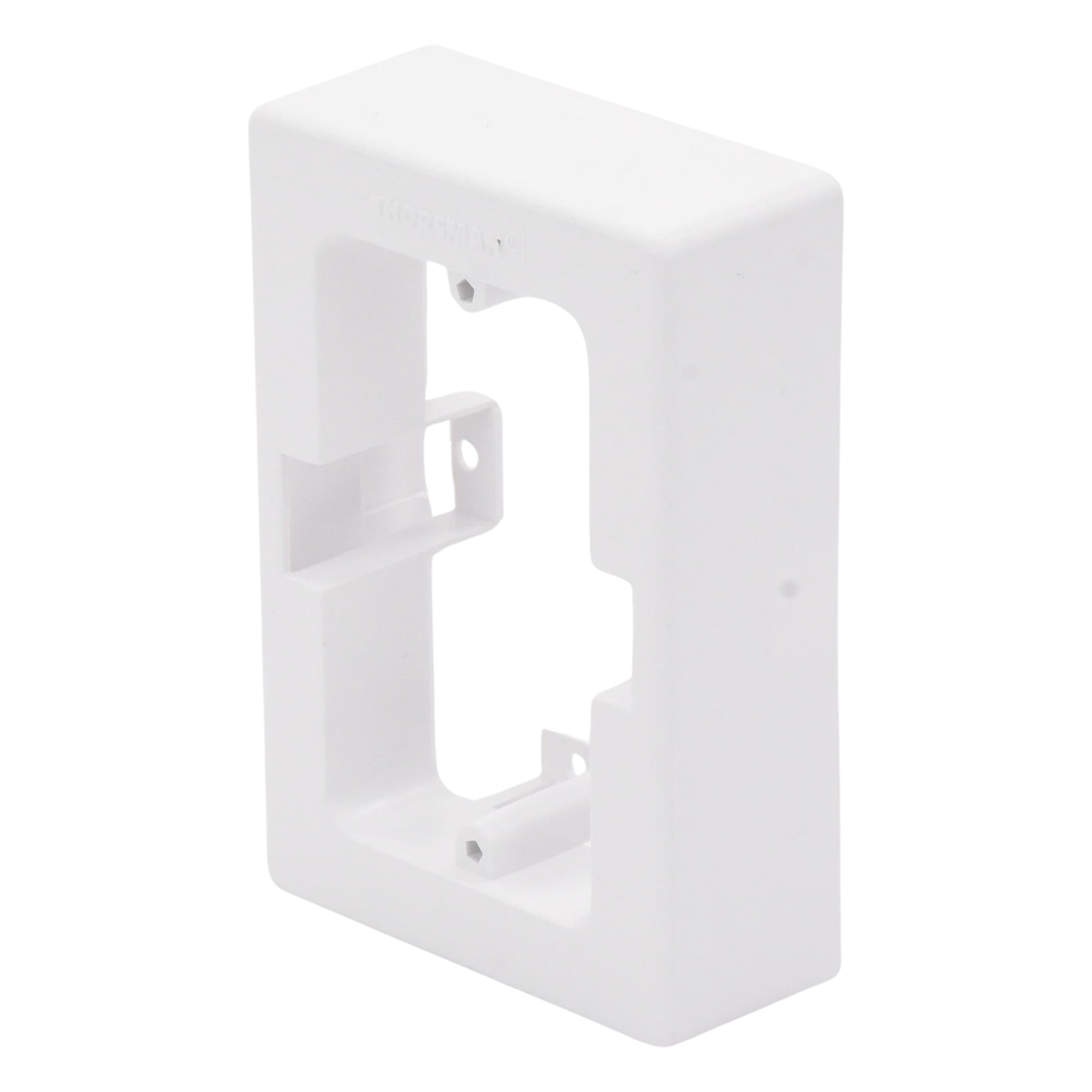 Caja Sin Fondo Universal, Color Blanco de PVC Auto Extinguible (7900-02002)