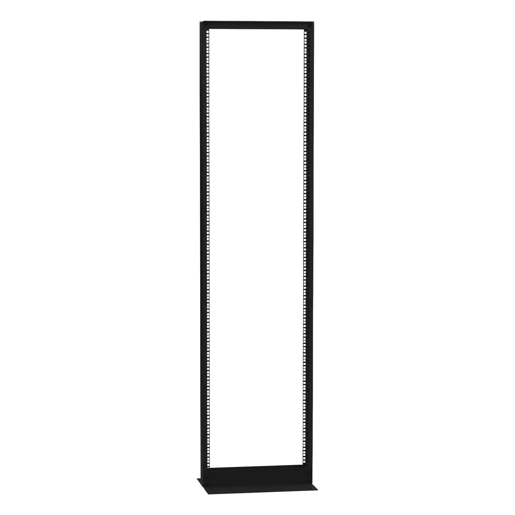 Rack 2 Postes / 45 UR / 19" EIA-310D / Carga 460 kg / Base L Anclaje a Piso / Acero Calibre 11 y 14 — LINKEDPRO BY EPCOM · SKU EI-RL-5545-DR
