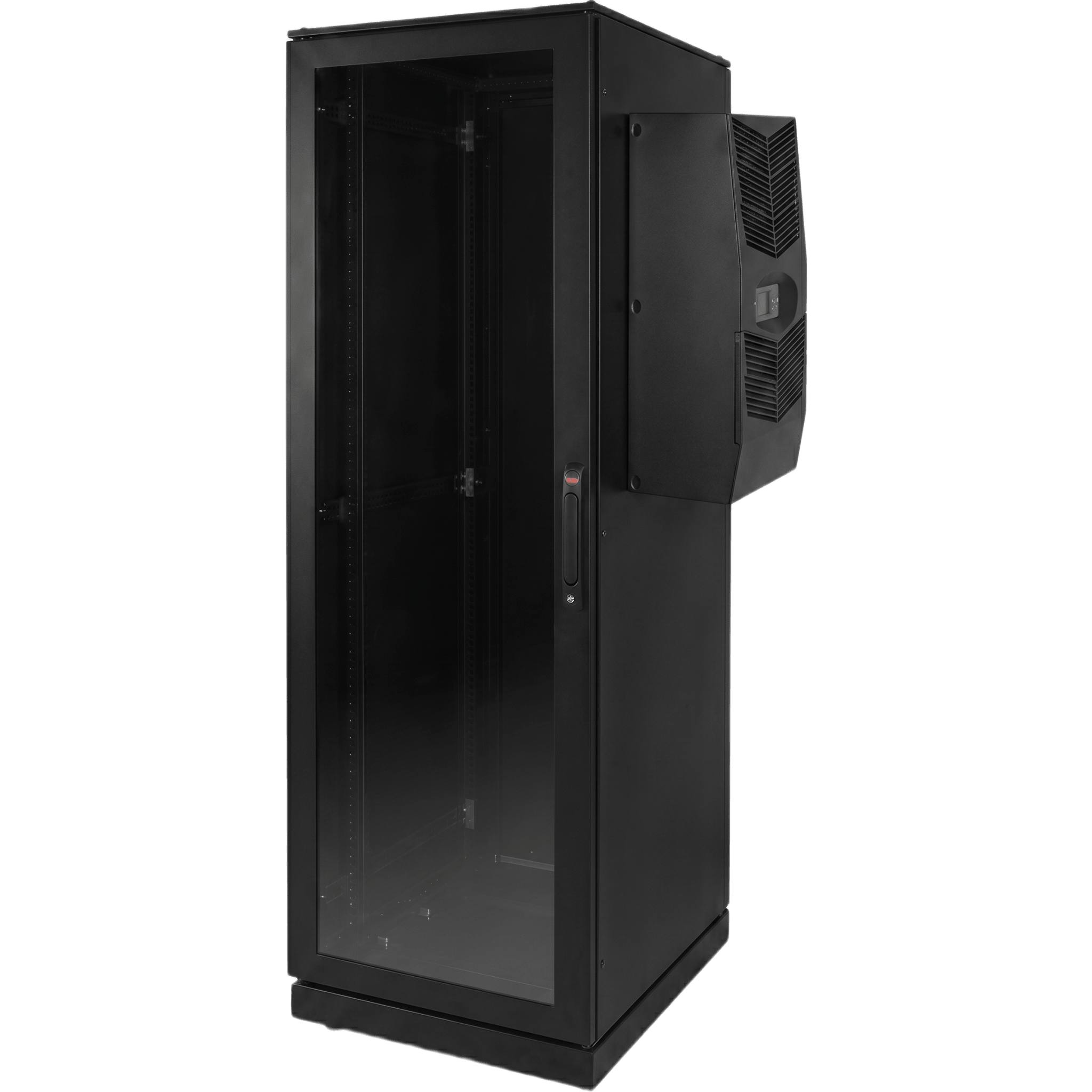 Gabinete de Telecomunicaciones ProLine V/D, 700 mm de Ancho, 800 mm de Profundidad, Compatible Con Aire Acondicionado Tipo G28, 42 UR, Color Negro