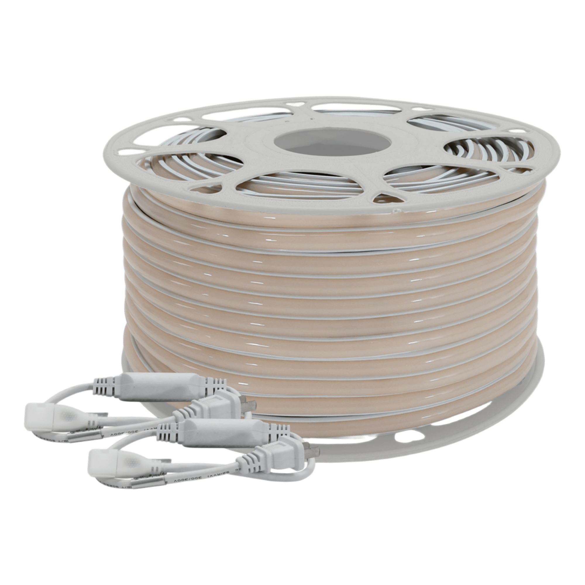 Manguera LED Luminosa / Resina Transparente IP65 / 50 m / 110V CA 4.2 A / 500 W / 6500 K / 164 pies / Corte cada 100 cm — JWJ · SKU JLML-2835-08