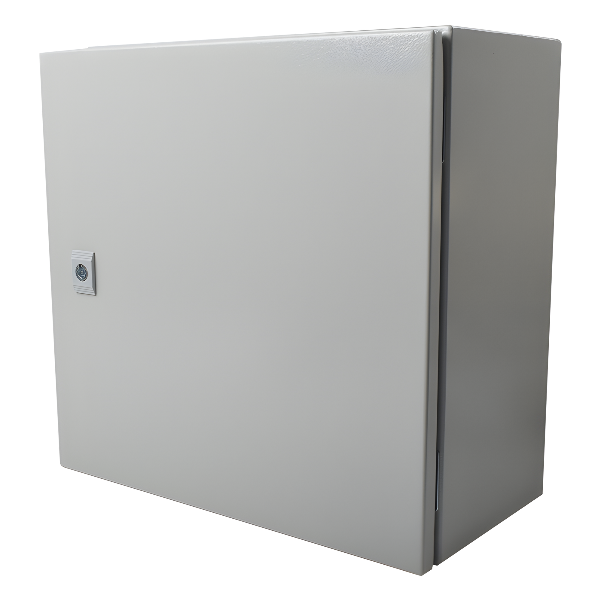 Gabinete de Acero IP66 / 400x400x200 mm / IK10 / Placa Trasera Galvanizada / Cierre con Llave / 15.7x15.7x7.9 in