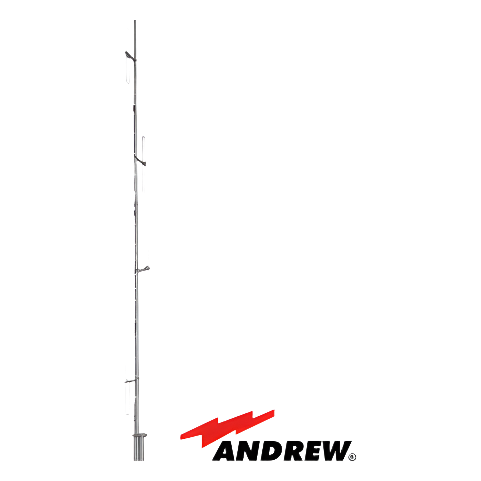Antena Base / 4 Dipolos / 155-165 MHz / 8.1 dBi / 500 W / 21.25 ft — ANDREW / COMMSCOPE · SKU DB224-B