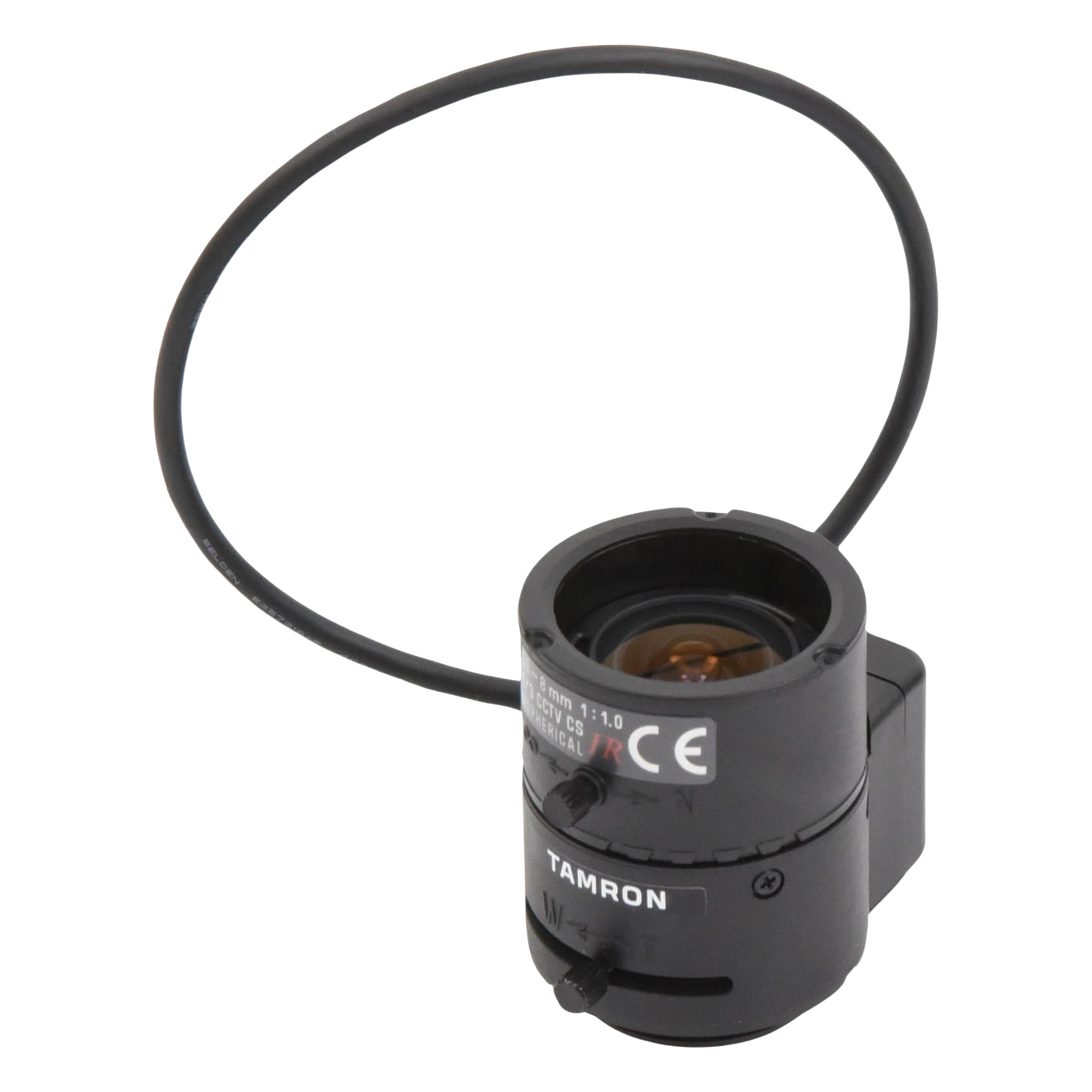 Lente Varifocal / 3-8 mm / Iris Automático DC / Día/Noche / Formato 1/3" / Ángulo Horizontal 27° a 90.8°