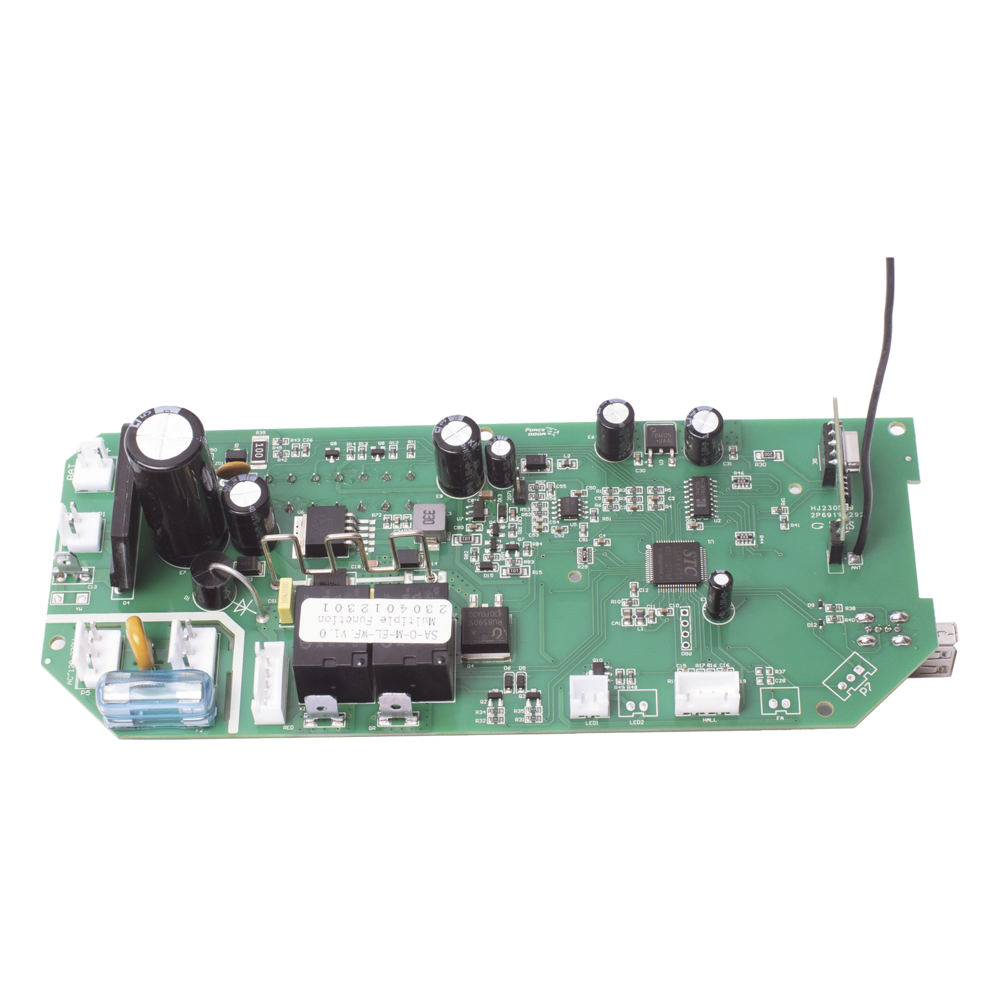 Tarjeta de refacción / 100 kg fuerza / 2.4-5 m altura puerta / -40°C a 65.5°C / Control remoto y pared incluidos — ACCESSPRO · SKU FS-BOARD-APP