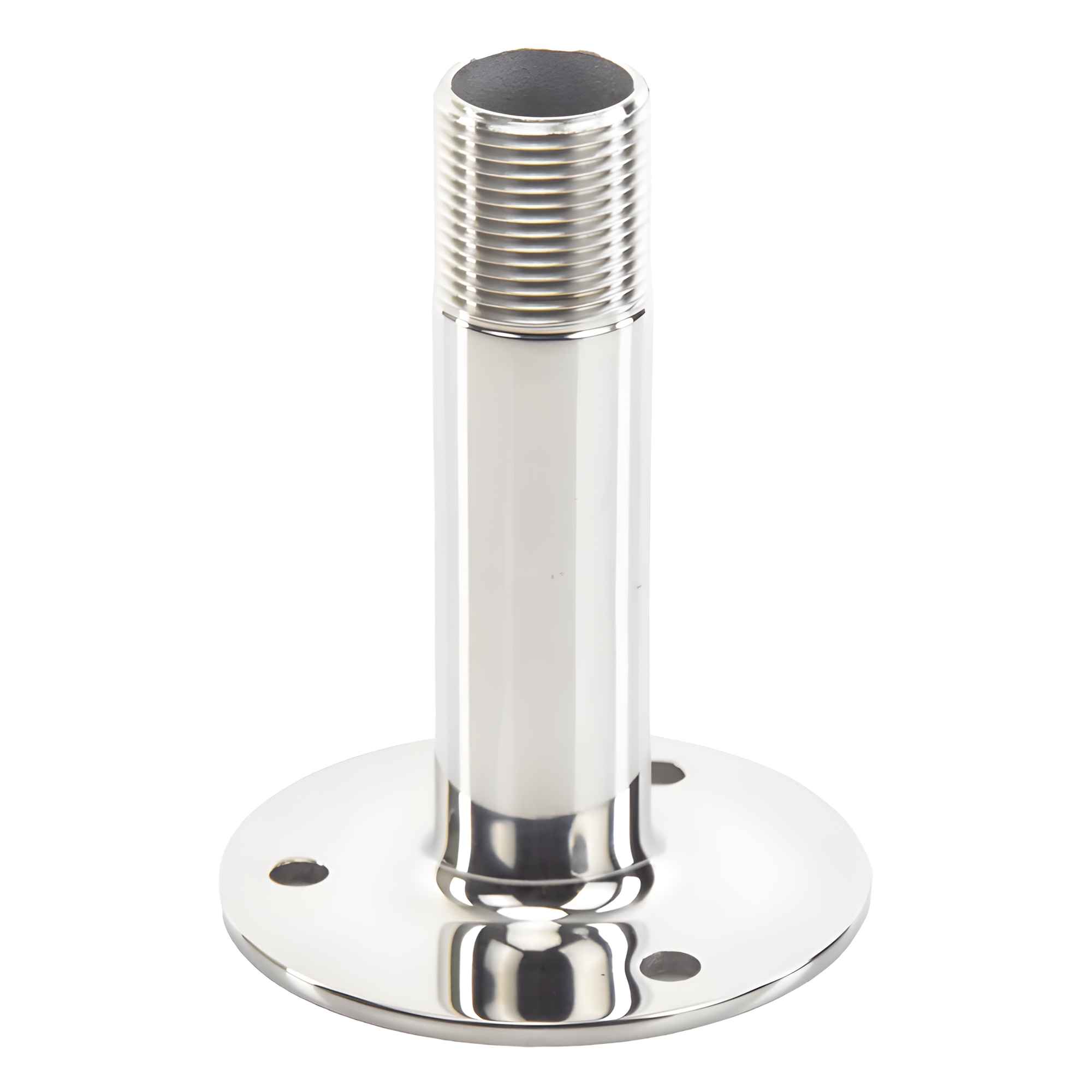 Montaje Recto / Acero Inoxidable / 4 in Alto / 3 in Base / Rosca 1-1/4 in / 0.26 kg