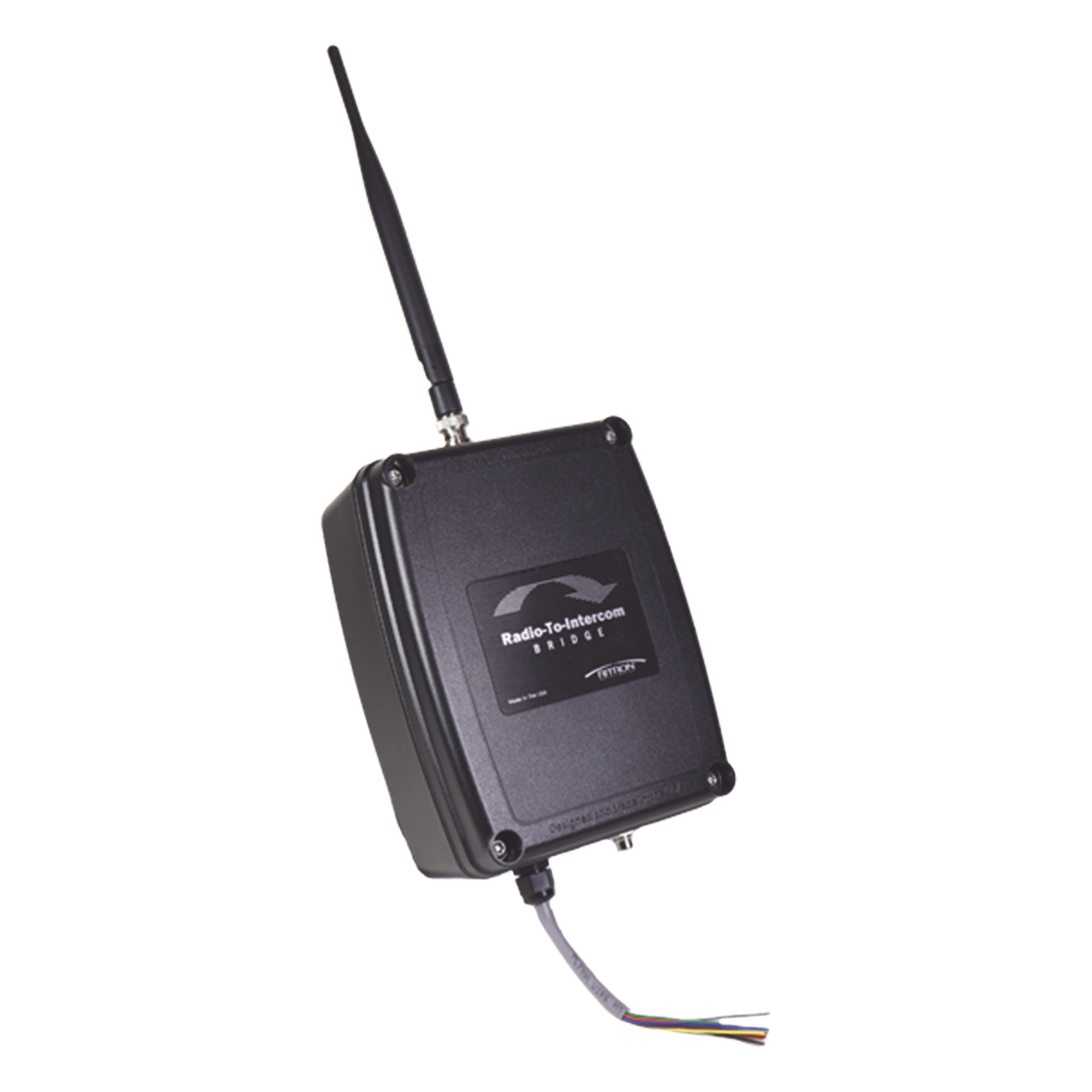 Adaptador para Sistemas de Voceo y Radio / Doble Banda VHF 150-160 MHz / UHF 450-470 MHz / Entrada Auxiliar / Grabación de Mensajes / Compatible DTMF y Selcall