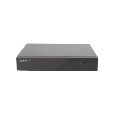 DVR Pentahíbrido / 16 Canales Totales / 8 TurboHD + 8 IP / 8 Megapixel (4K) / Audio Bidireccional Coaxitron / H.265+ / HDMI y VGA 4K