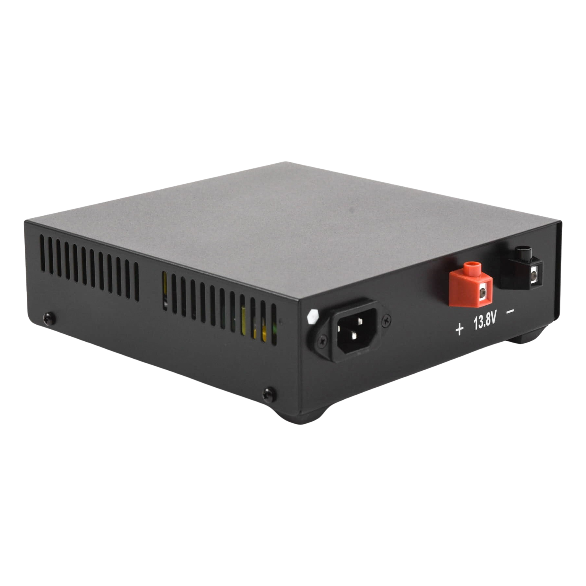 Fuente de Poder Conmutada / 13.8 VCC / 23 A Continuos / 25 A Máximo / Entrada 120/240 VCA / Diseño Compacto