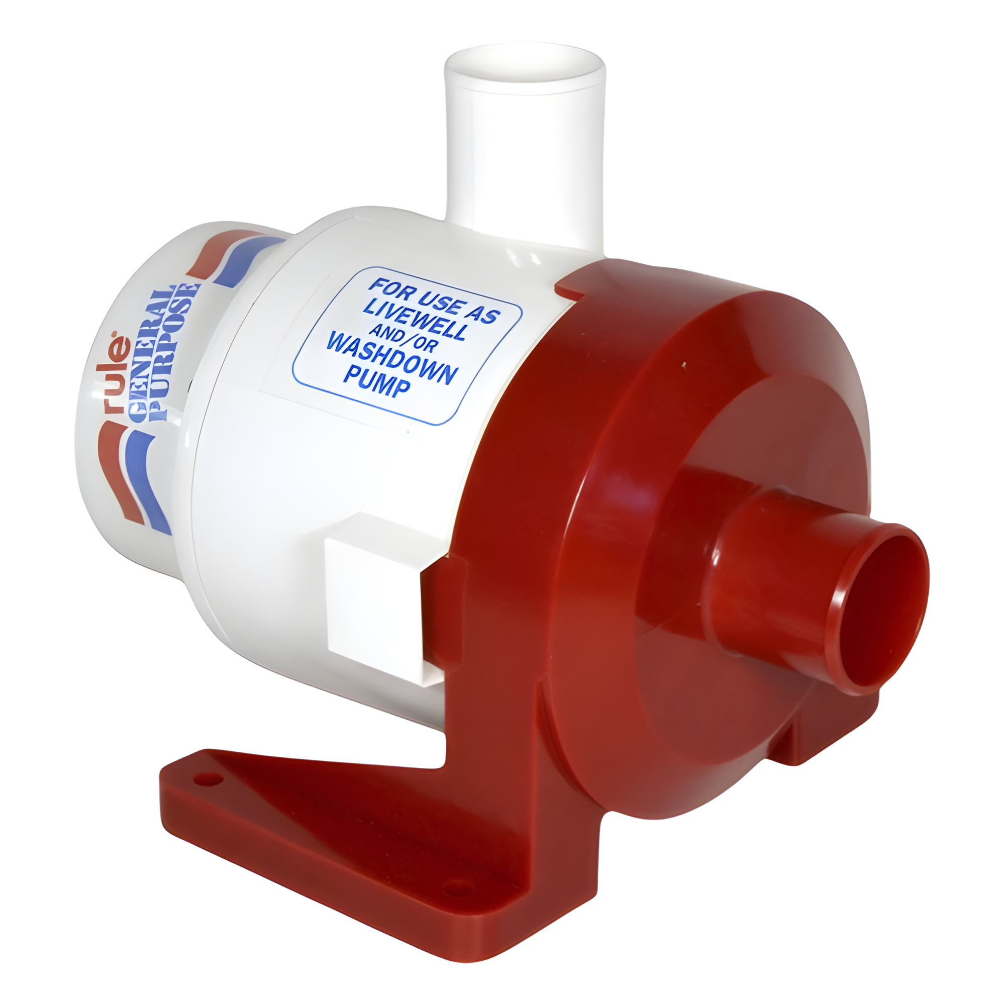 Bomba Sumergible / 3800 GPH / 24 VCD / Acero Inoxidable / Protección Térmica / Uso Marino y Vivero — RULE · SKU 18A
