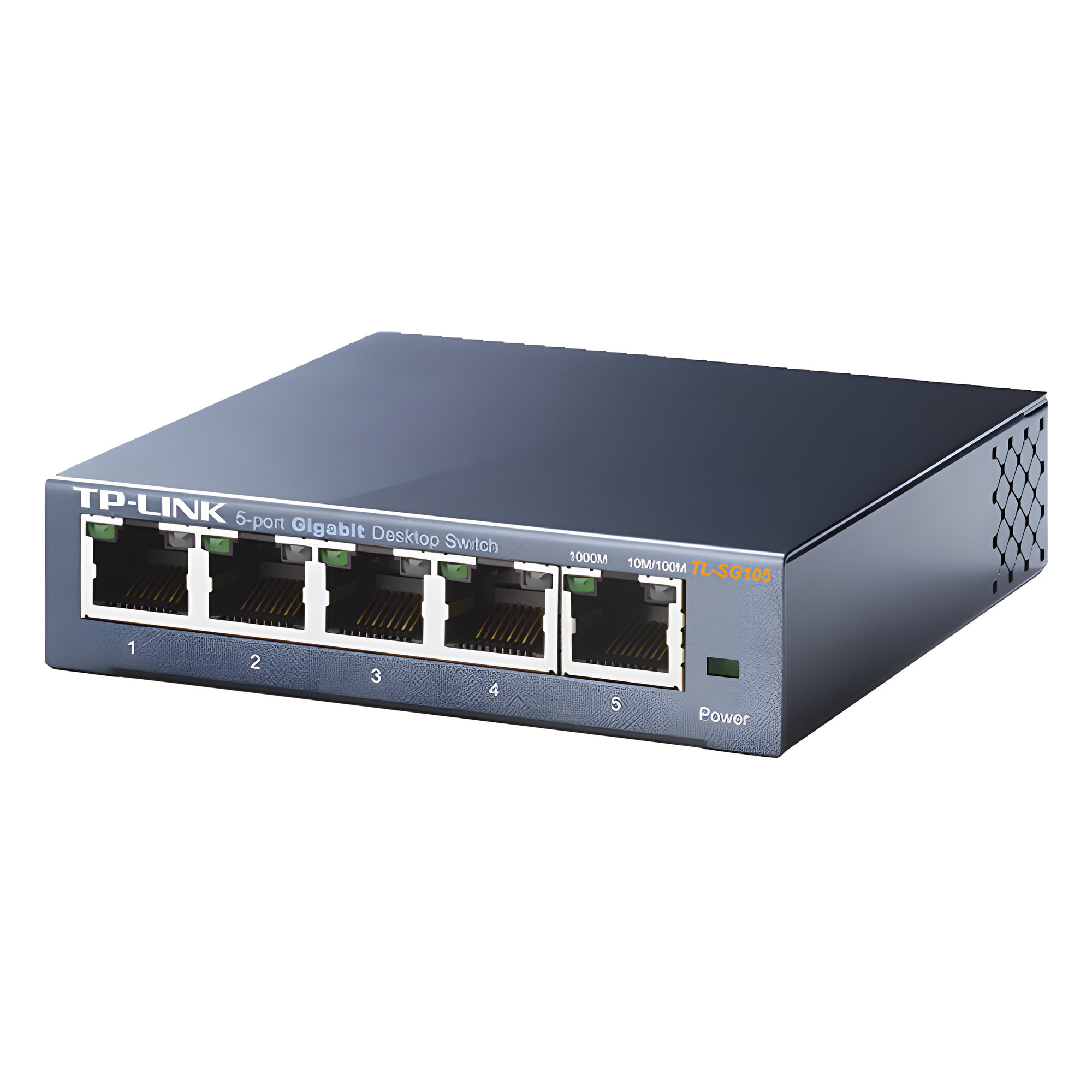Switch / 5 Puertos Gigabit / 10/100/1000 Mbps / No Administrable / 7.4 Mpps / 3.94x3.86x0.98 in — TP-LINK · SKU TL-SG105