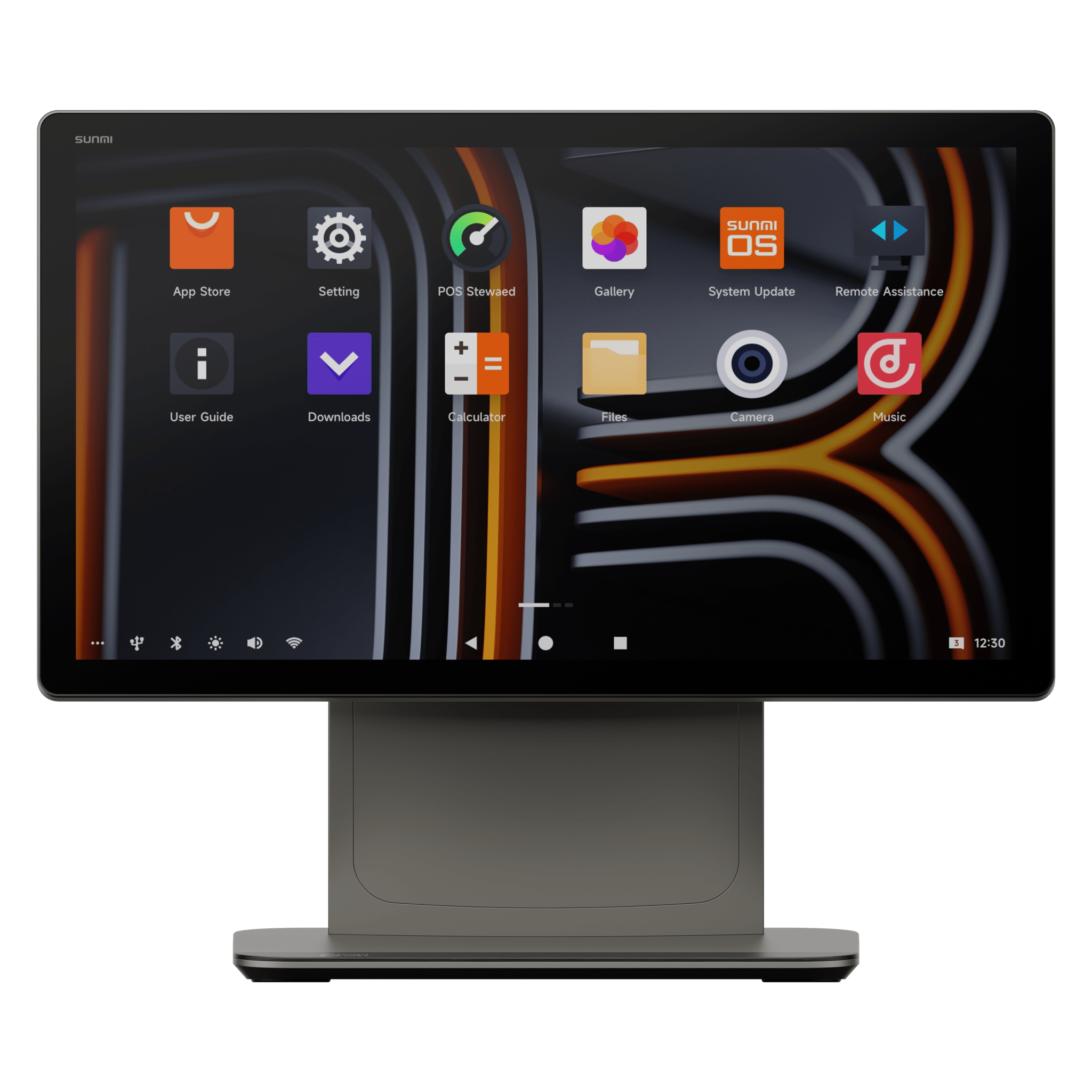Terminal de Escritorio / Pantalla FHD 15.6" / Qualcomm Hexa-core 2.4 GHz / 4 GB RAM + 64 GB ROM / Android 13 / Touch ID / Wi-Fi Dual Band — SUNMI · SKU D3PRO