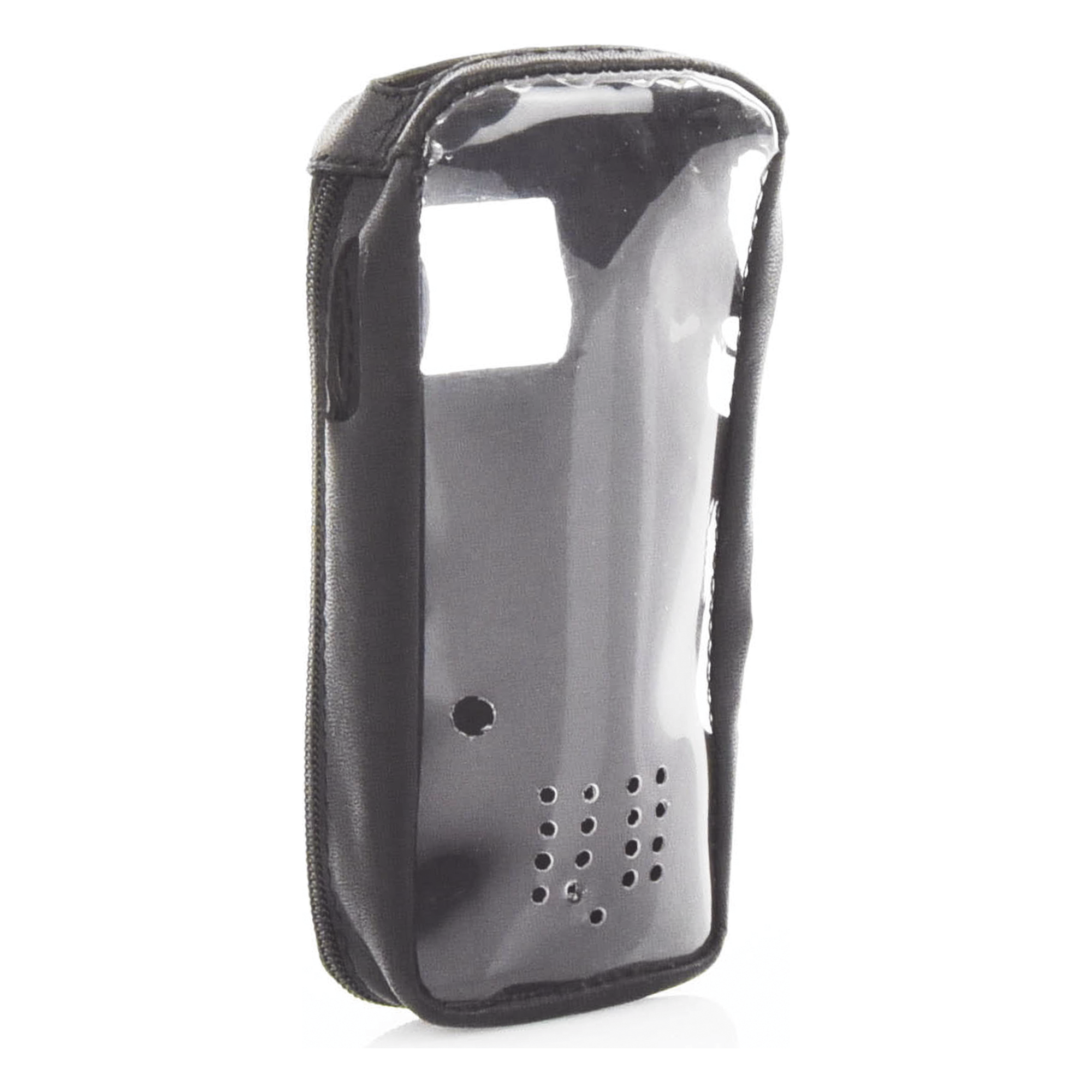 Funda de Piel Reforzada / Frente Transparente / Serie Satelital IC-SAT100 / Protección Integral