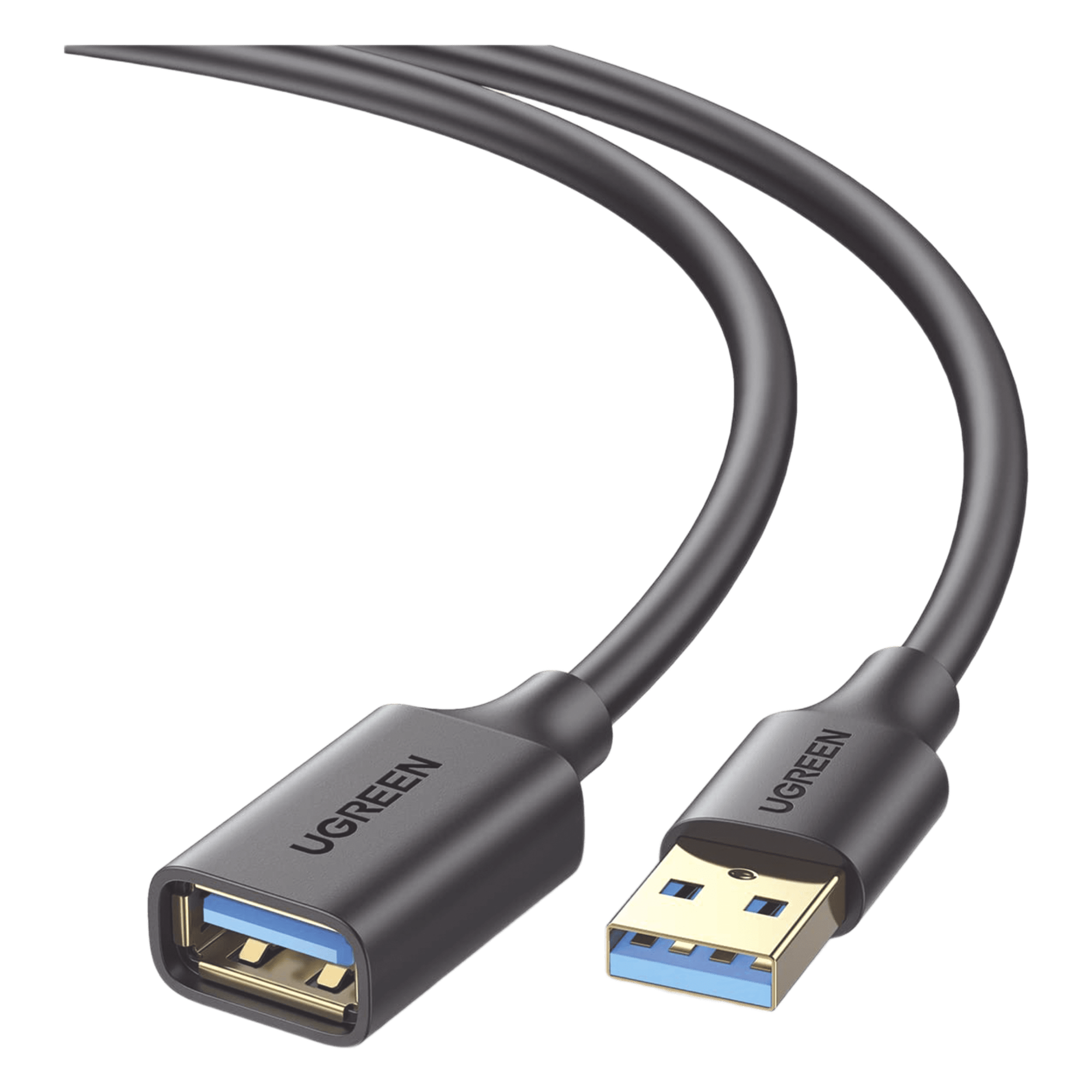 Cable Extensor USB 3.0 / 5 Gbps / 1 m (3.3 ft) / Macho-Hembra / Blindaje Múltiple / Conectores Baño de Oro — UGREEN · SKU 10368