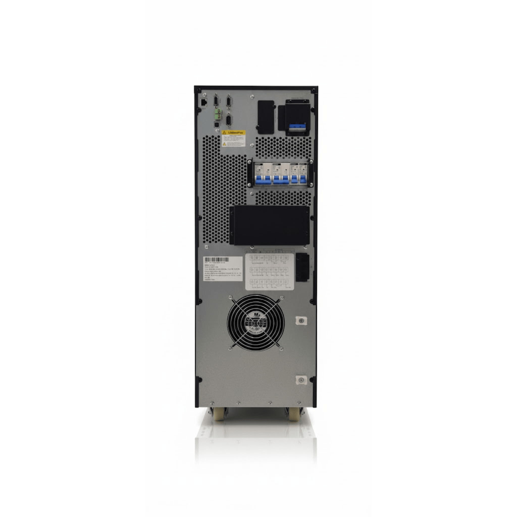 UPS Tipo Torre de 10KVA, Online Doble Conversión, 200 - 240 Vac de Entrada y 220Vca o 120Vca de salida Fase Dividida, Onda Senoidal Pura