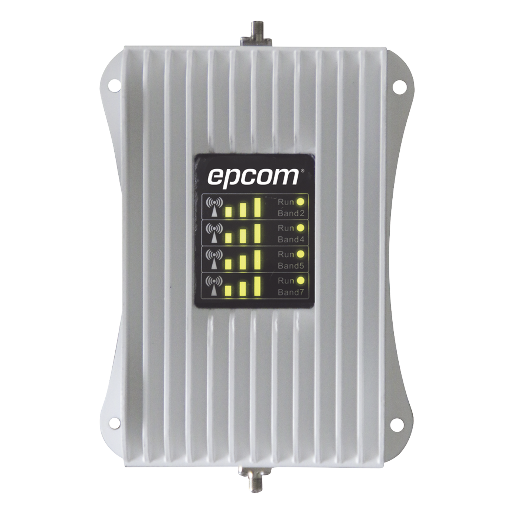 Amplificador de Señal Celular para Vehículo / Cuatribanda 850/1900/1700/2100/2500/2600 MHz / Ganancia 50 dB / Multioperador y Multidispositivo / 12 VCC