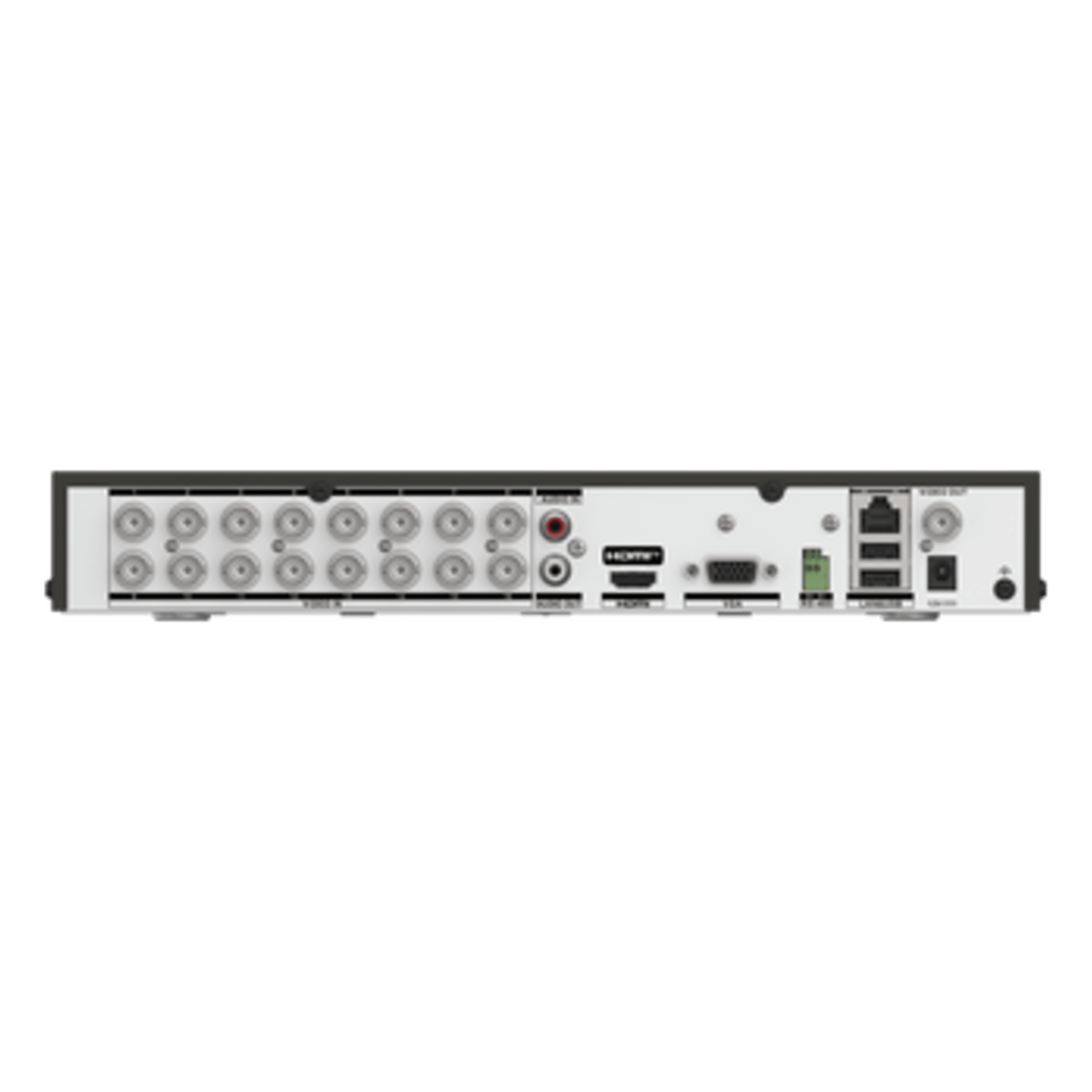 DVR Pentahíbrido / 32 Canales / 16 TURBOHD + 16 IP / 8 Megapixel (4K) / Audio Bidireccional / AcuSense / H.265+ / HDMI y VGA 4K