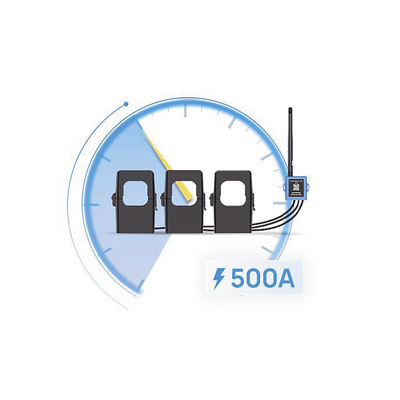 Medidor de corriente LoRaWAN para tres fases hasta 500 ampers
