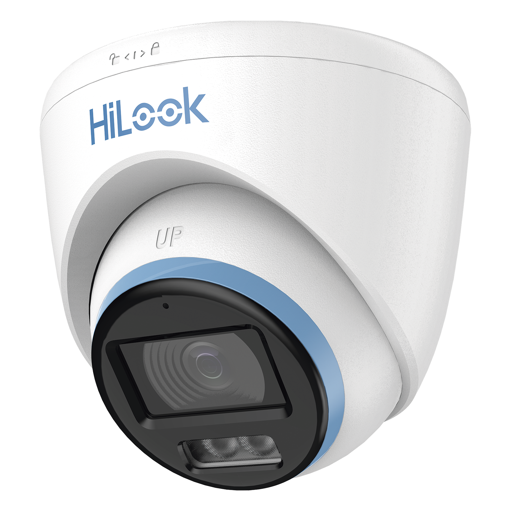Cámara Turret TurboHD / 3K 5 Megapixel / Dual Light 40 m (131.2 ft) / Lente 3.6 mm / Micrófono Integrado / IP67 / TVI-AHD-CVI-CVBS — HiLook by HIKVISION · SKU THC-T259-LS