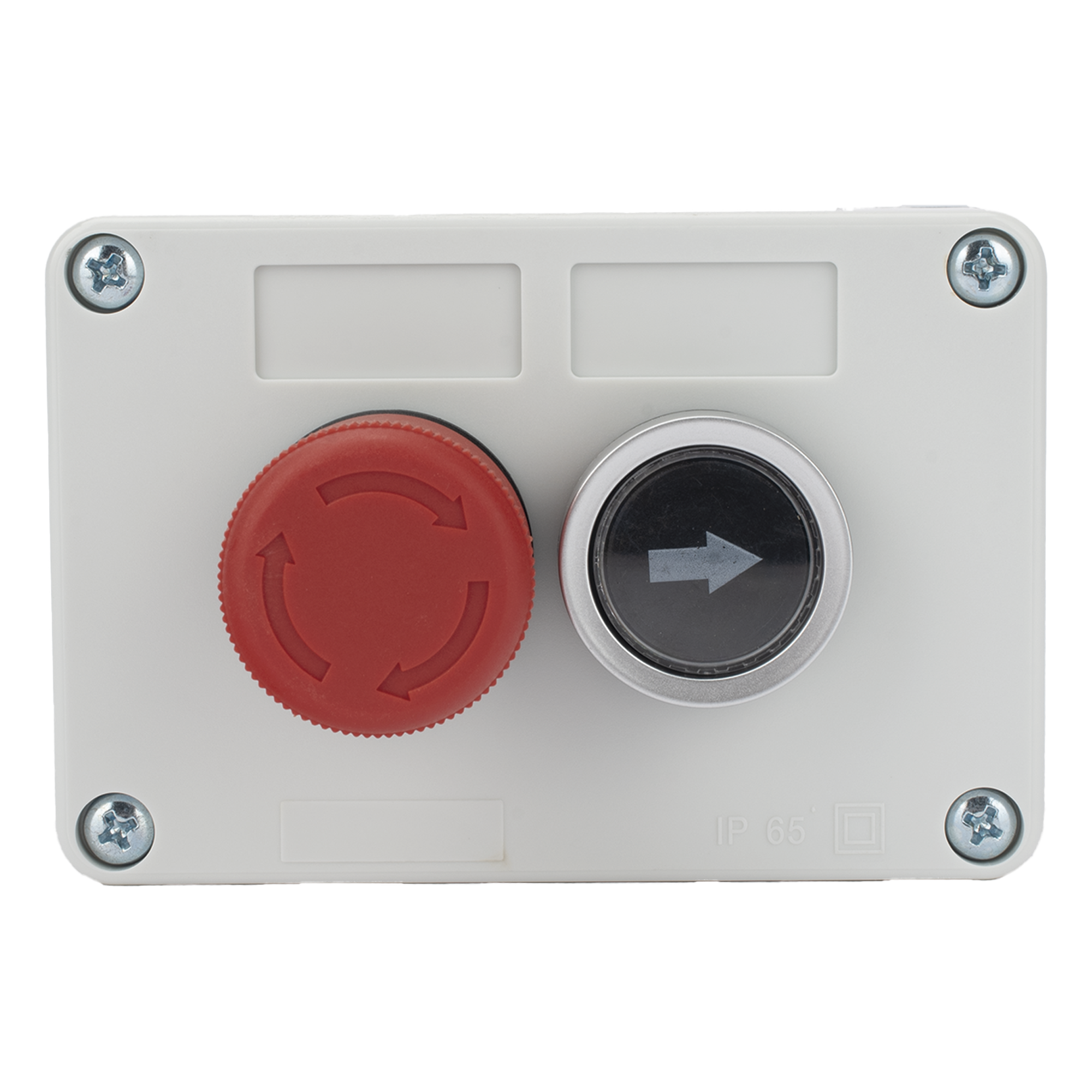 Botonera de Control / Doble Canal / IP40 / Contactos NC/NO / -20 a 50 °C / Barreras y Operadores Vehiculares — ACCESSPRO · SKU XBS-SW-23