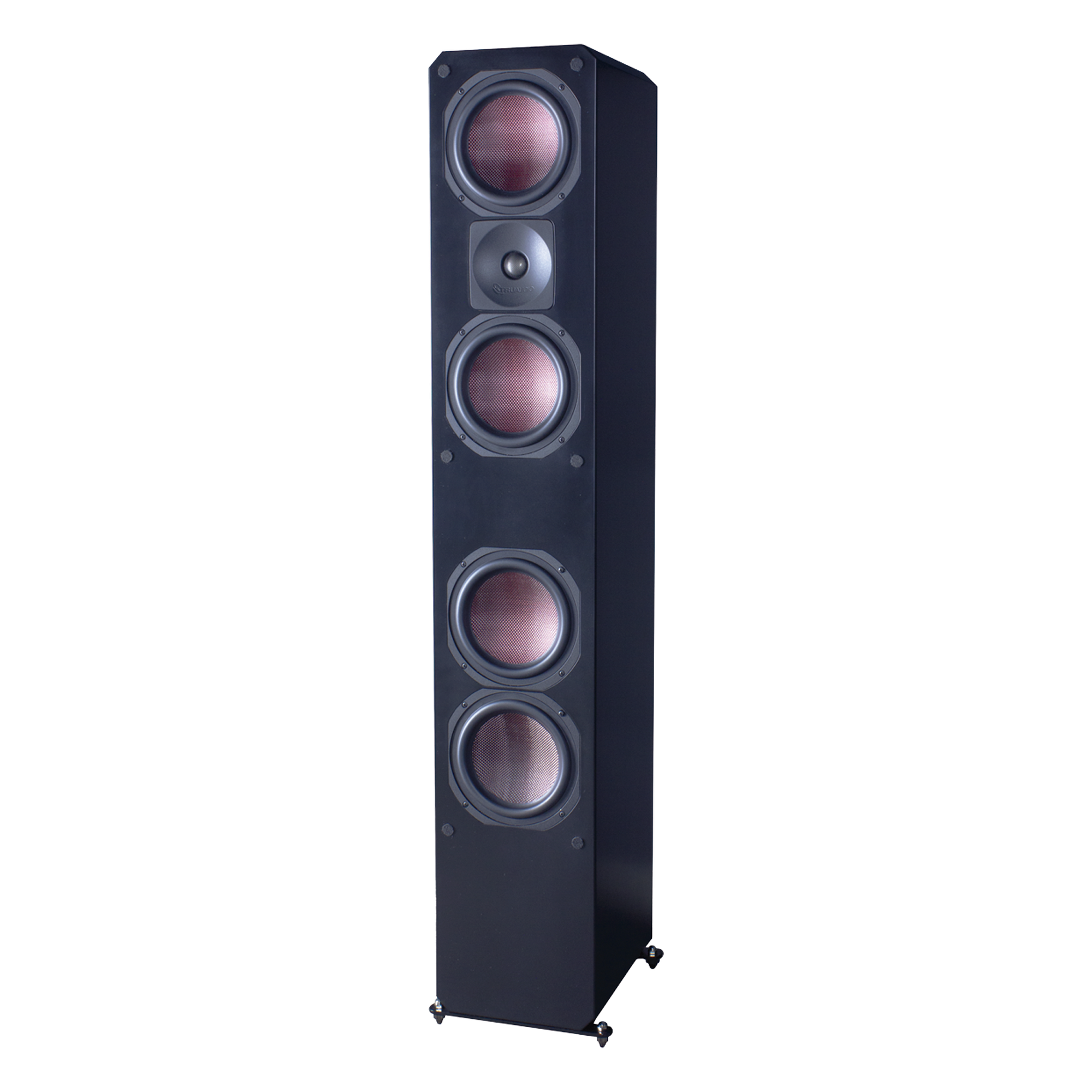 ELITE SERIES PREMIUM HOME THEATER 3 VIAS, 4 WOOFER DE FIBRA DE CARBONO 6.5", 1 TWEETER DE TITANIO, COLOR NEGRO