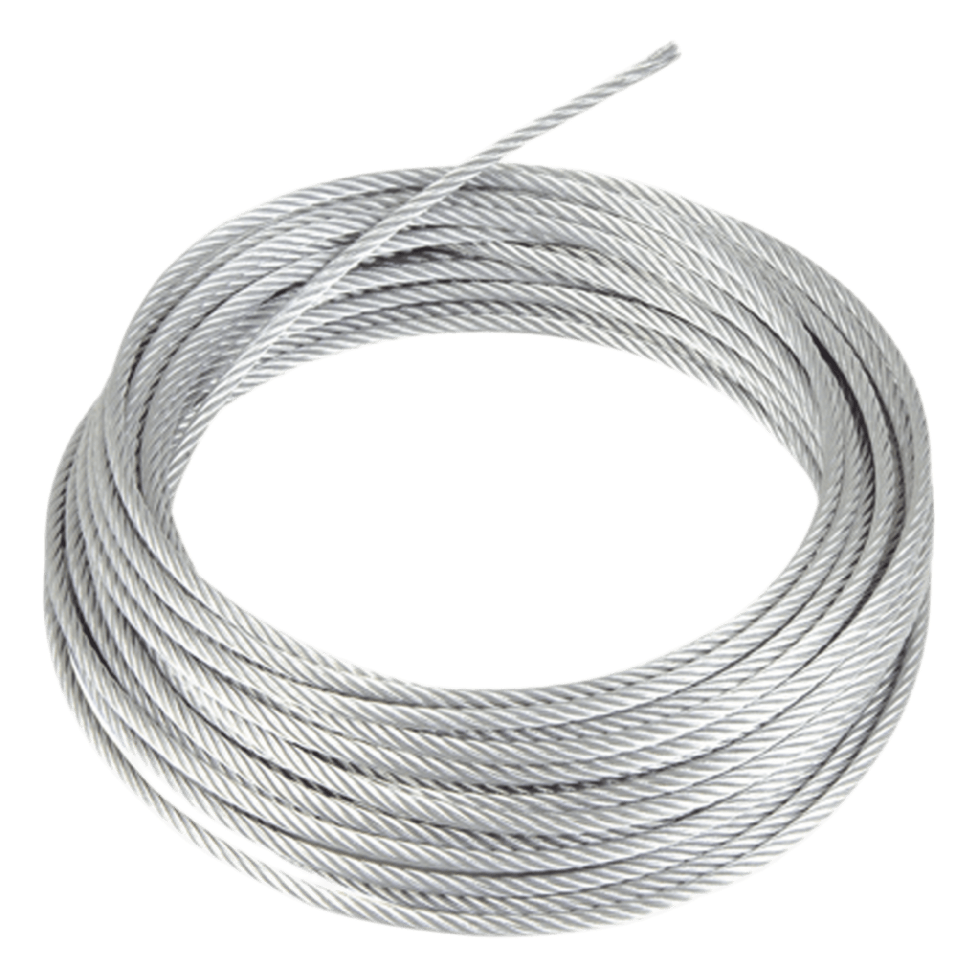 Cable de Retención / 1/8 Pulgada / 100 m (328.1 ft) / 600 kg / Galvanizado Clase A / 1x7 — CAMESA · SKU SRET318CAM/100MTS