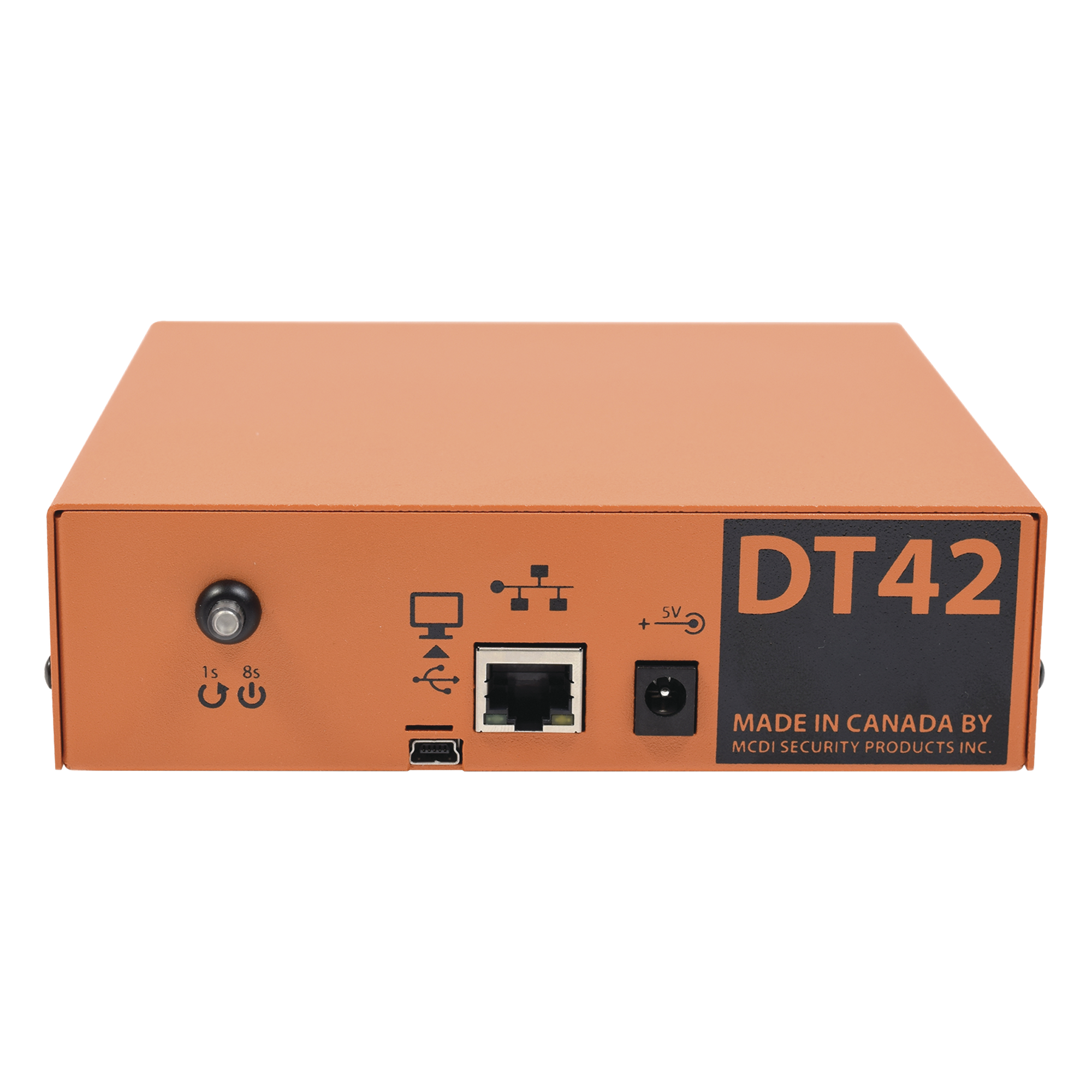 DT42 Receptora de alarmas IP Universal, para su central de monitoreo, recepción  TCP/IP o  GPRS, serie M2M, paneles de alarma Hikvision, entre otros.