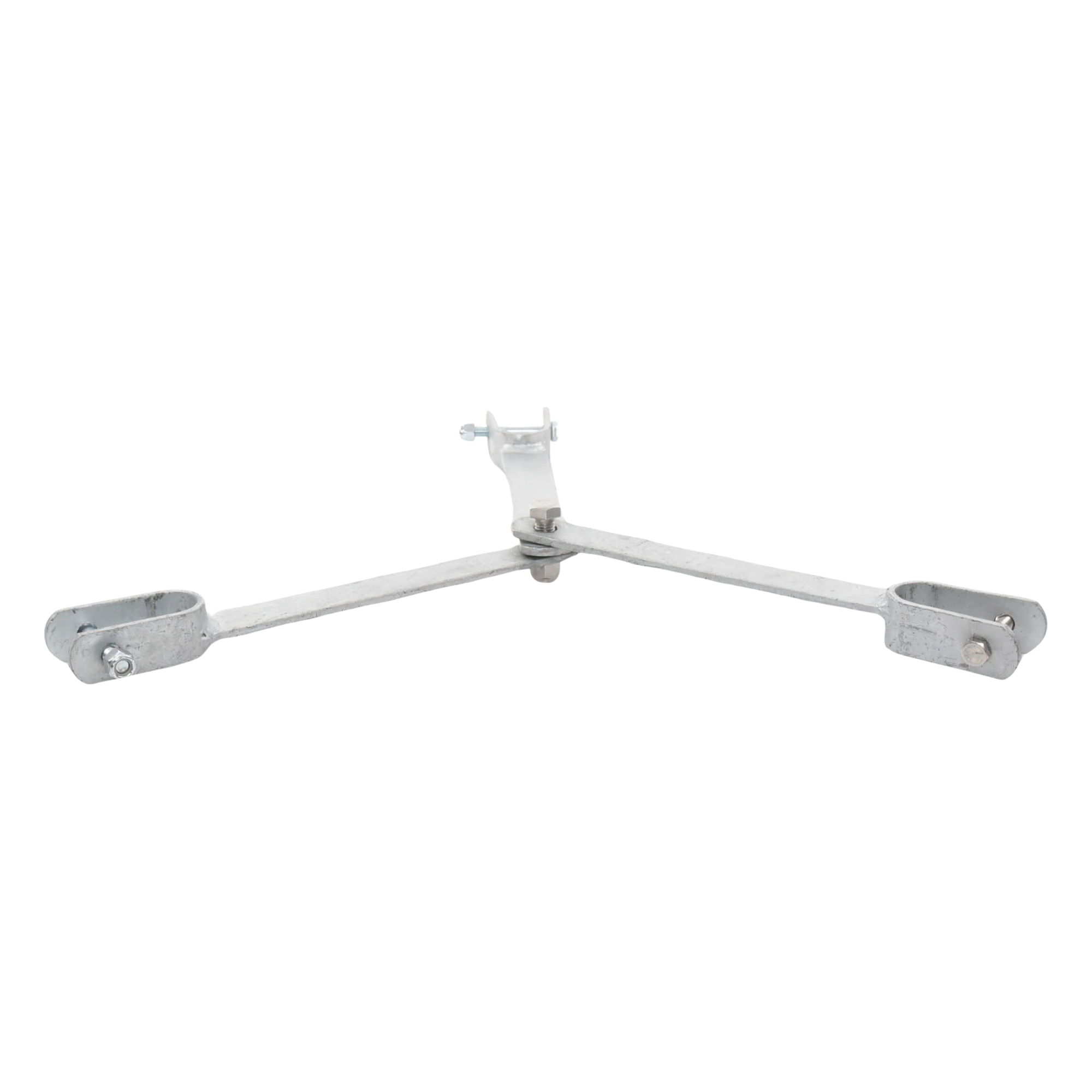 Brida de Sujeción para Retenida / Compatible Torre STZ45G / Galvanizado por Inmersión en Caliente / Incluye Tornillería Grado 5