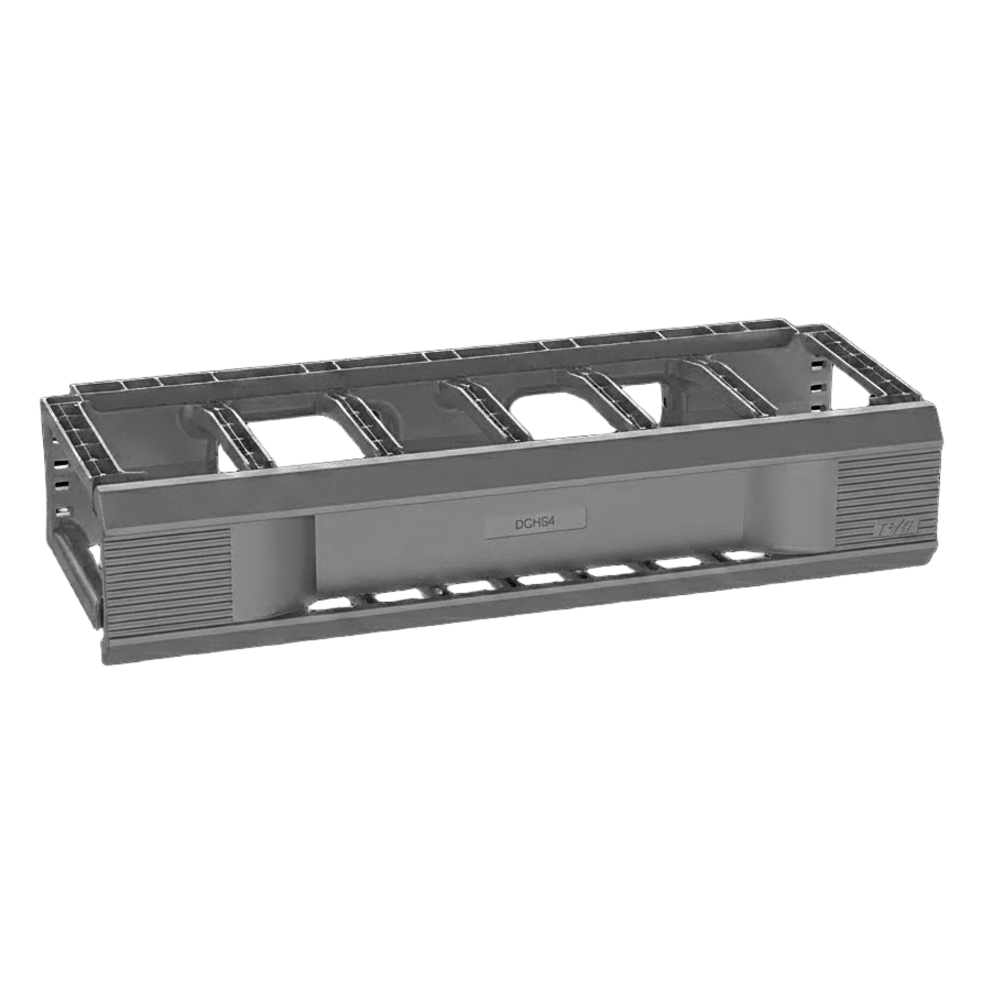 Organizador de Cables Horizontal / 1 UR / 19in / 66 Cables Cat 5e/6/6a / Montaje sin Herramientas — HOFFMAN · SKU DCHS1