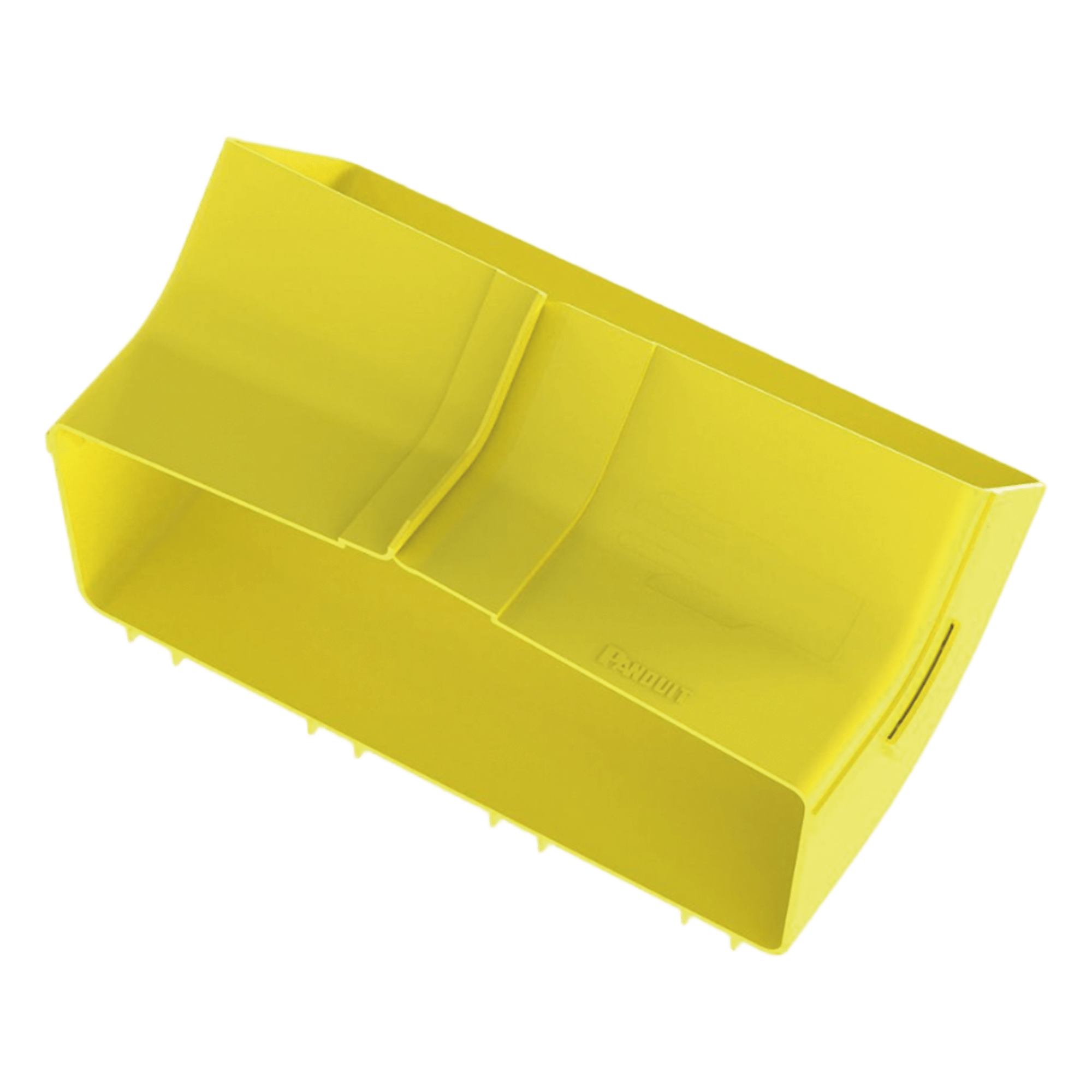 Bajada Vertical Interior / Ángulo 45º / Canaleta 12x4 pulgadas / Radio de Curvatura 50.8 mm / Color Amarillo / UL Listed — PANDUIT · SKU FRIV4512X4LYL