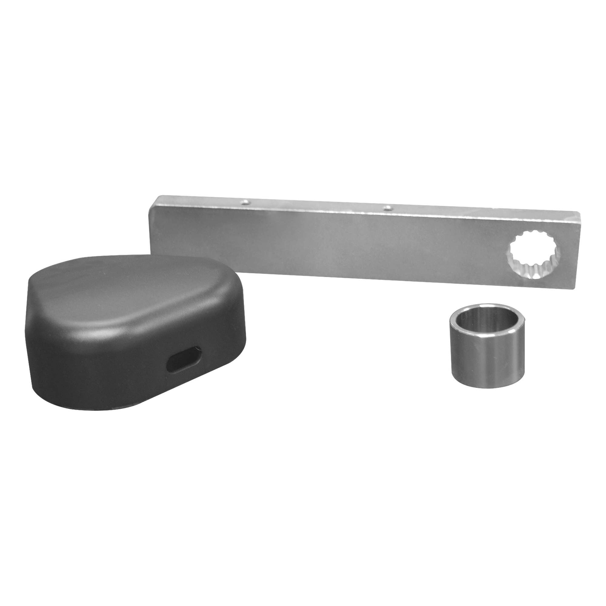 Enganche para Brazo Rectangular / Compatible 3.8 m (12.5 ft) y 4.8 m (15.7 ft) / Barreras FAAC 620 y 615 · SKU 428342
