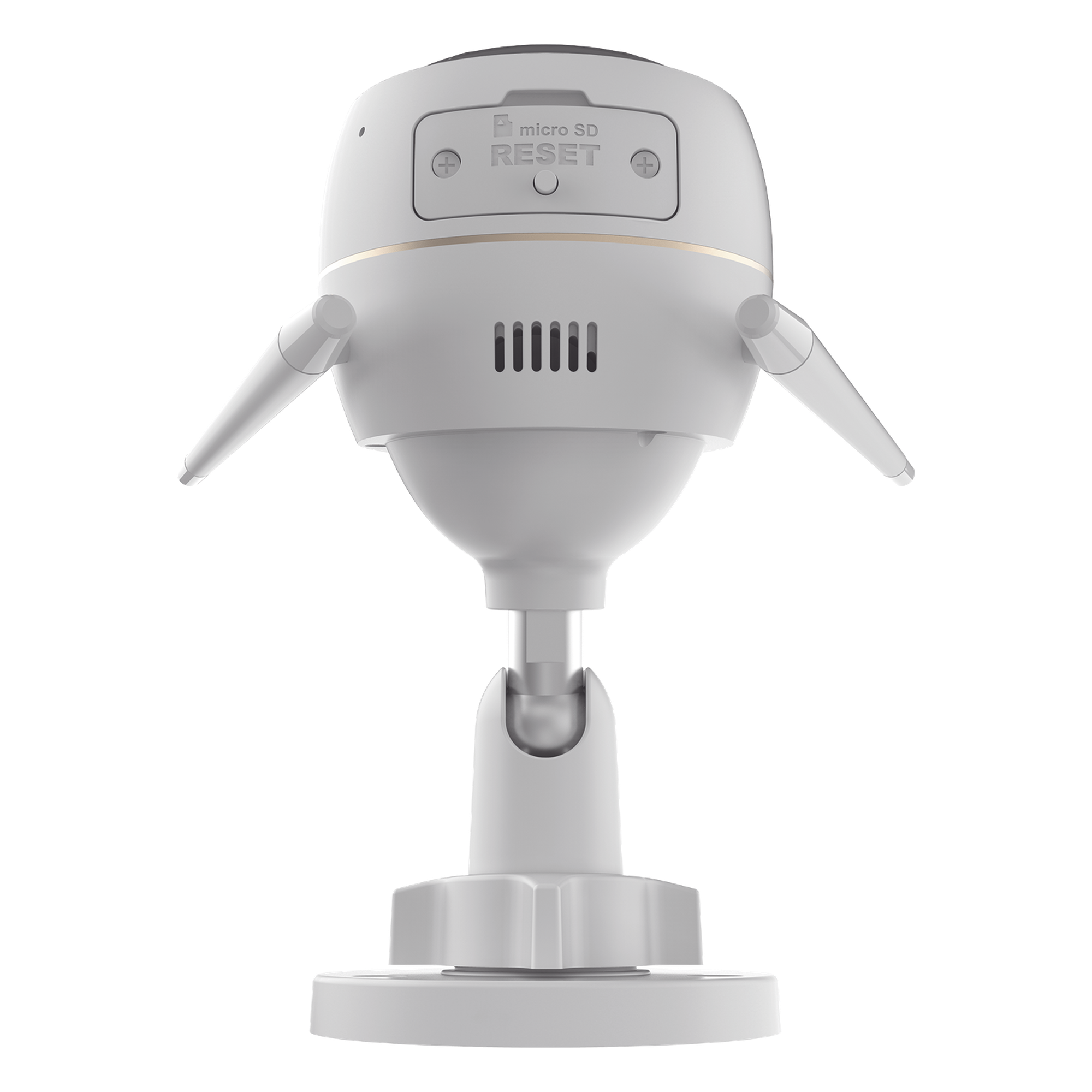 Cámara Bala IP / 2 Megapixel / Doble Lente 2.8 mm / 105° / Visión Nocturna a Color / IR 30 m (98.4 ft) / Wi-Fi 2.4 GHz / IP67 / Audio Bidireccional / Sirena y Luz Estroboscópica